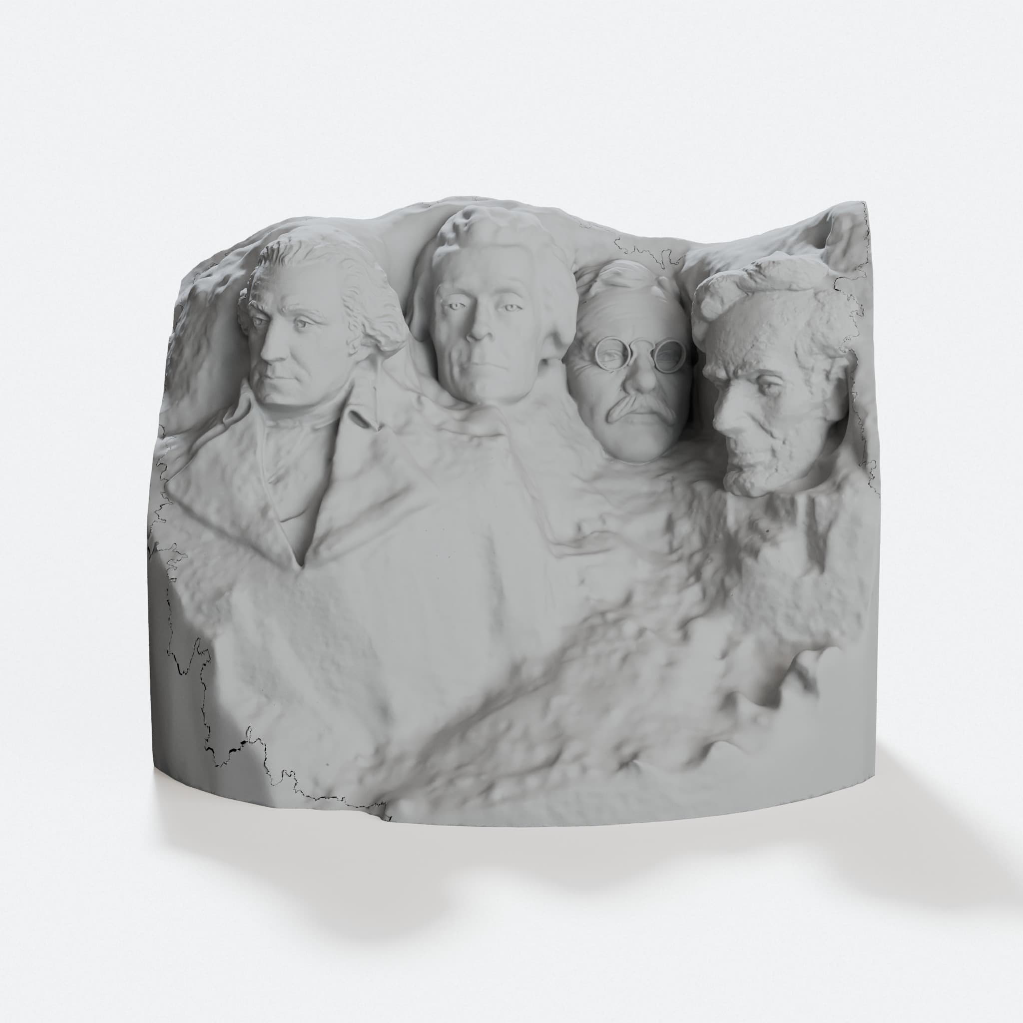 Stylized Mount Rushmore Sculpture