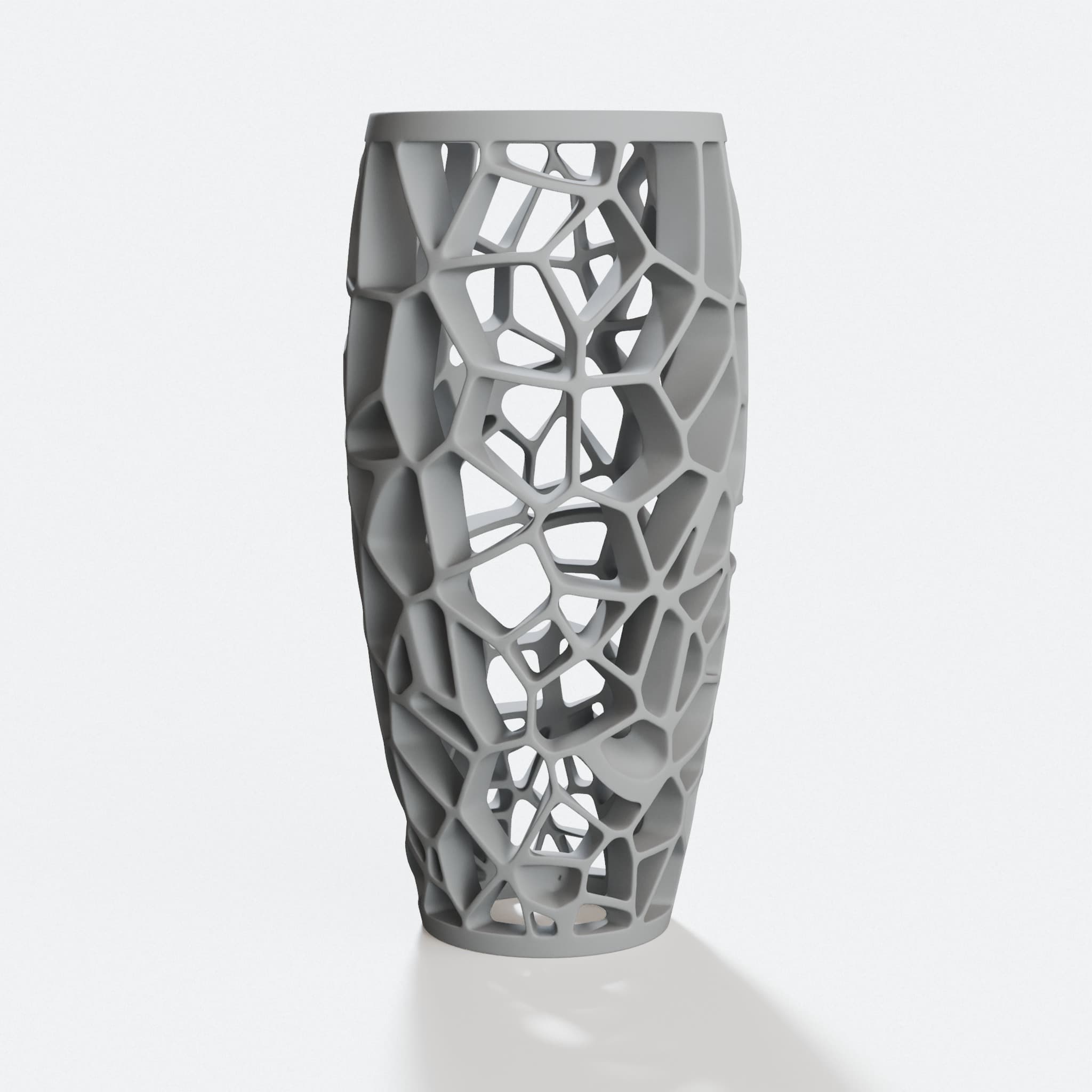 Voronoi Lamp 3 - 3D Printed Home Decor Geometric Light