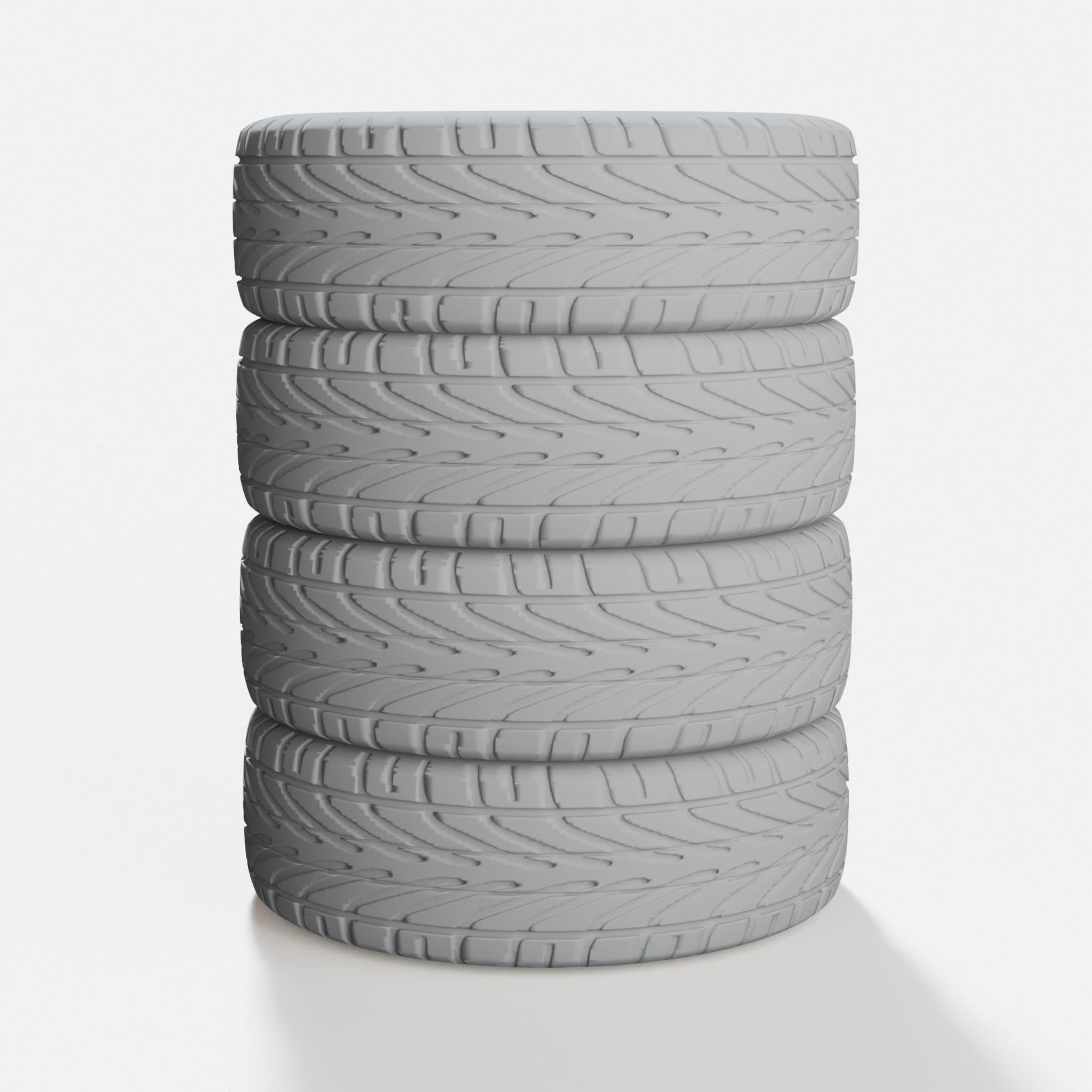 Tire Stack Pen Holder - Car Lover Desk Organizer