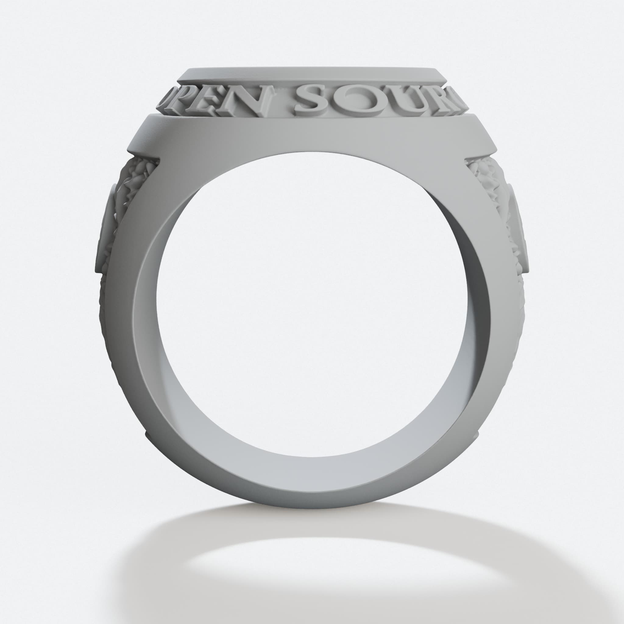 Compatible with Ring: Open Source Hardware Ring (3D Printed)