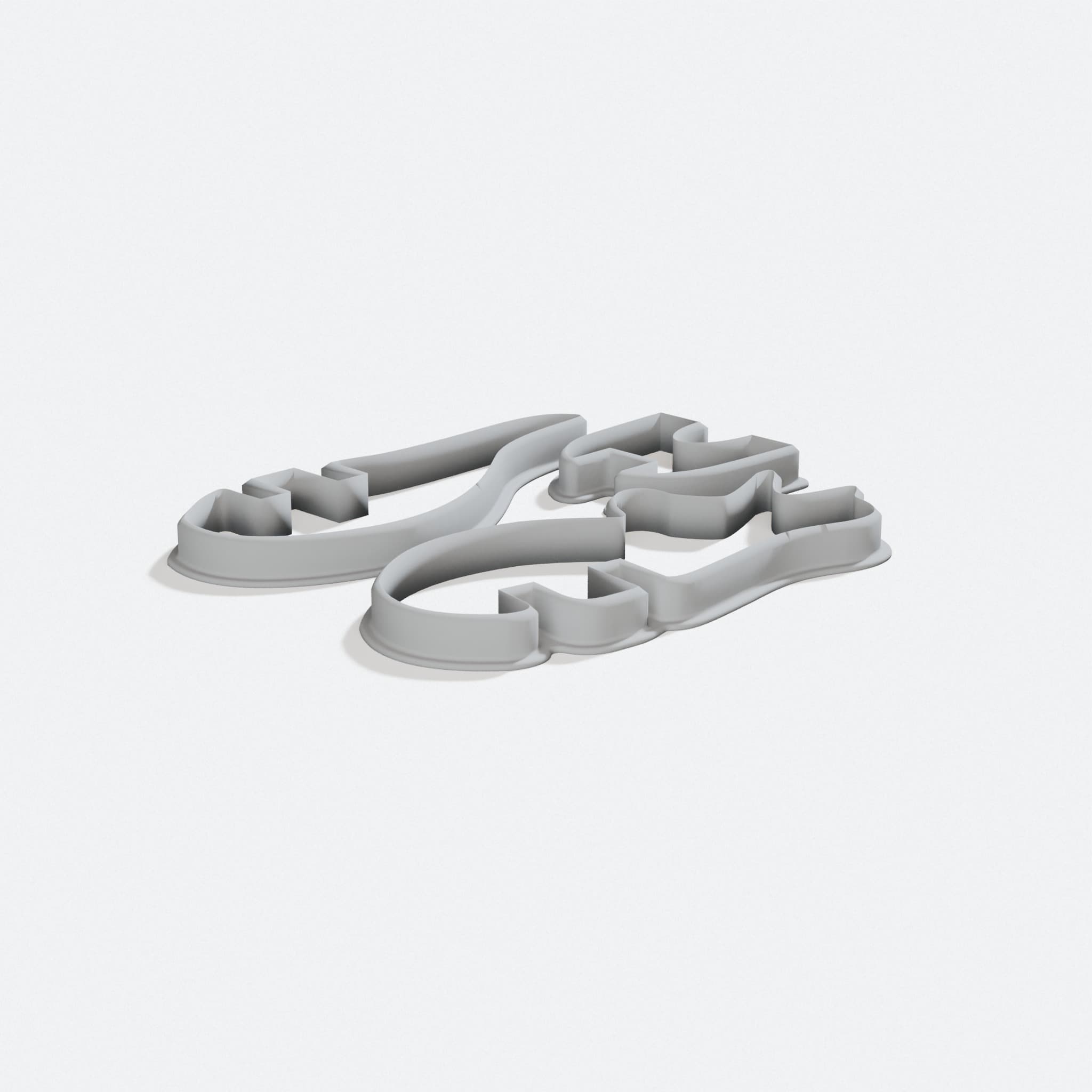 Triceratops Dinosaur 3D Cookie Cutter