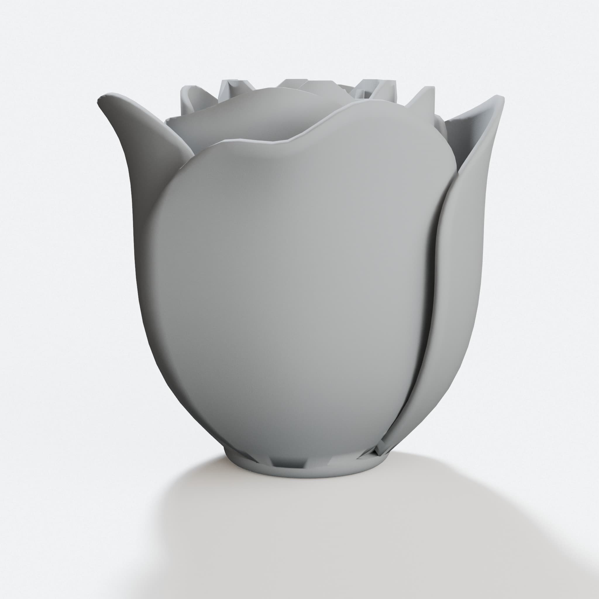 3D Printed Anniversary Roses - Decorative Flower Ornament Set