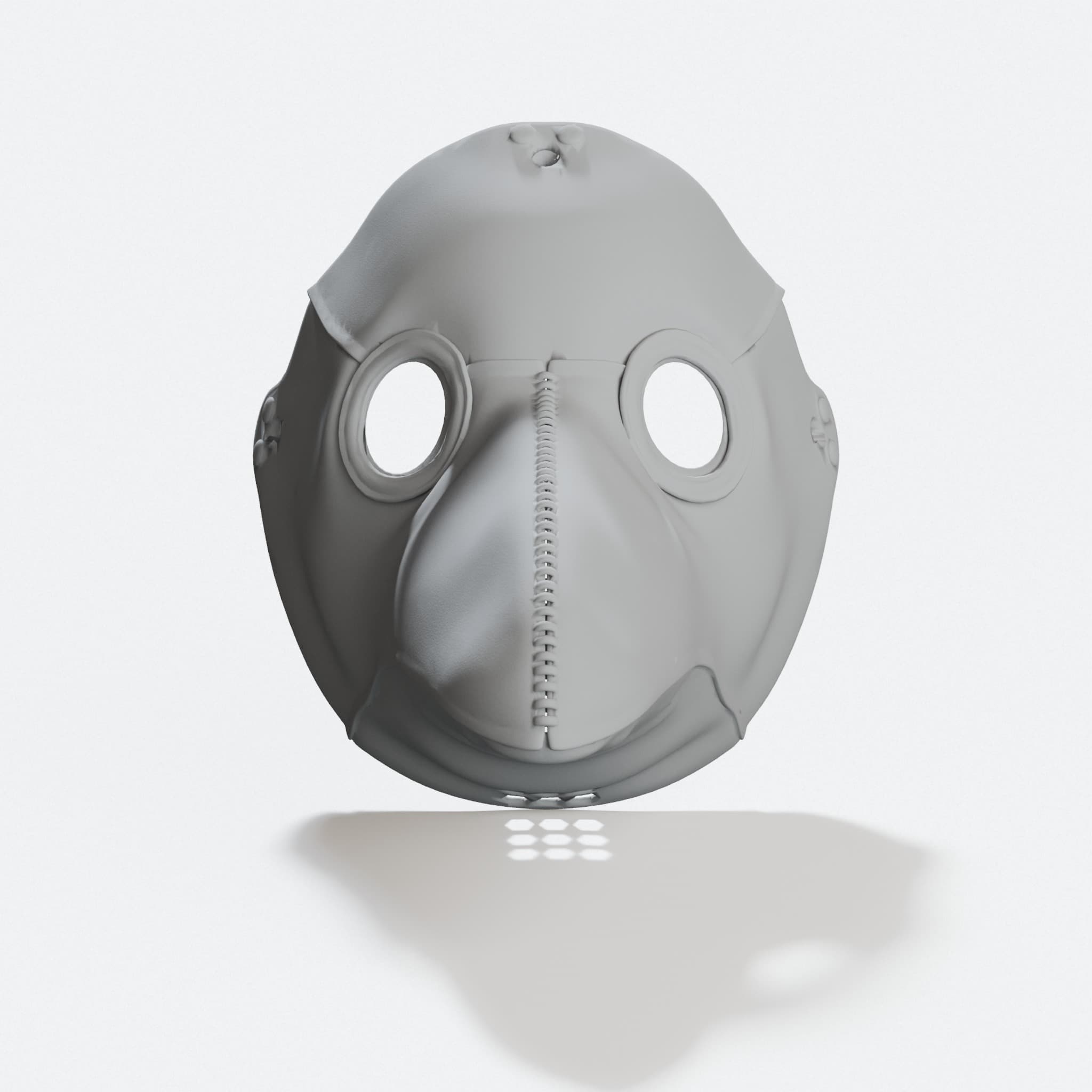 3D Printed Plague Mask, Customizable Costume Toy