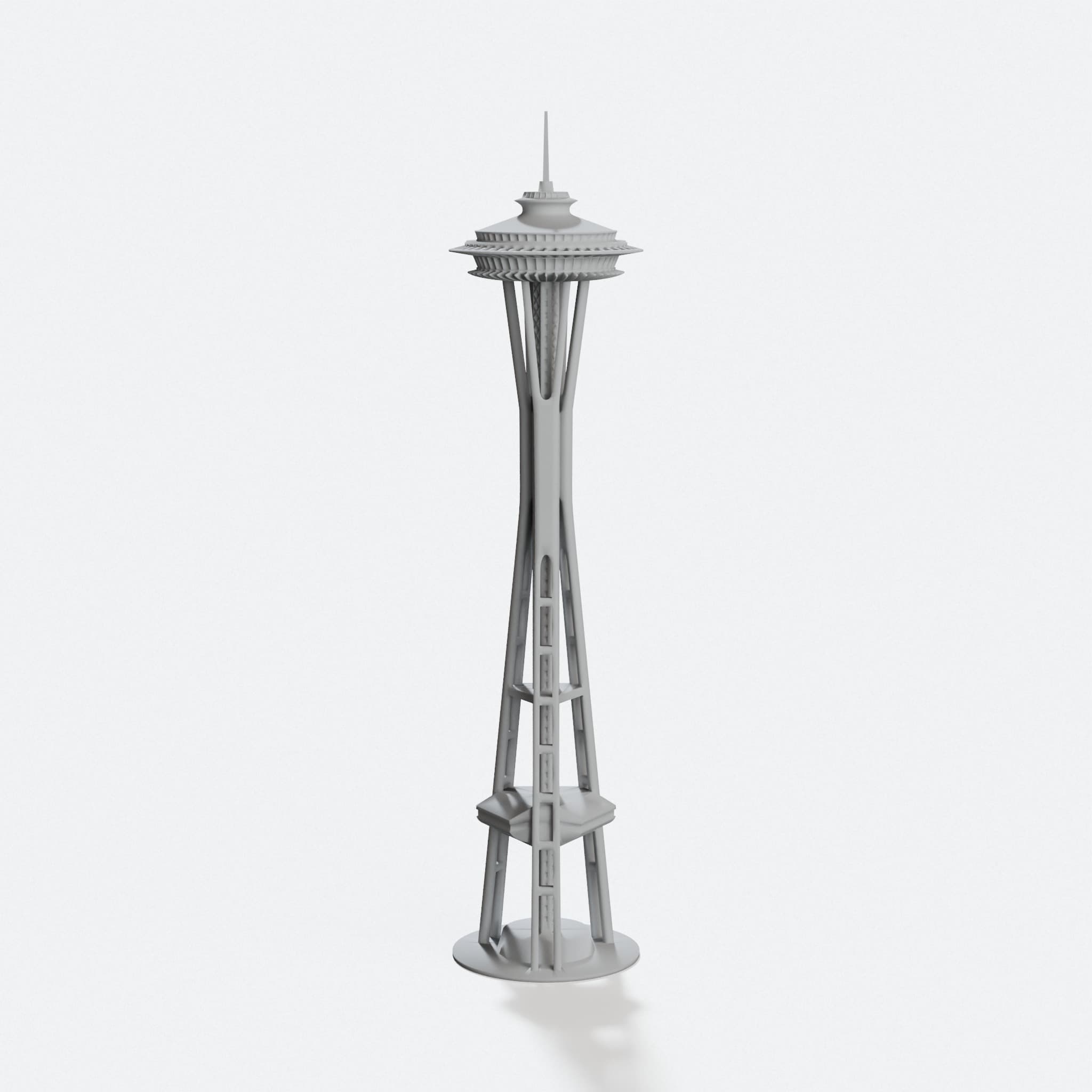 Seattle Space Needle 3D Printed Home Decor Model (40cm)