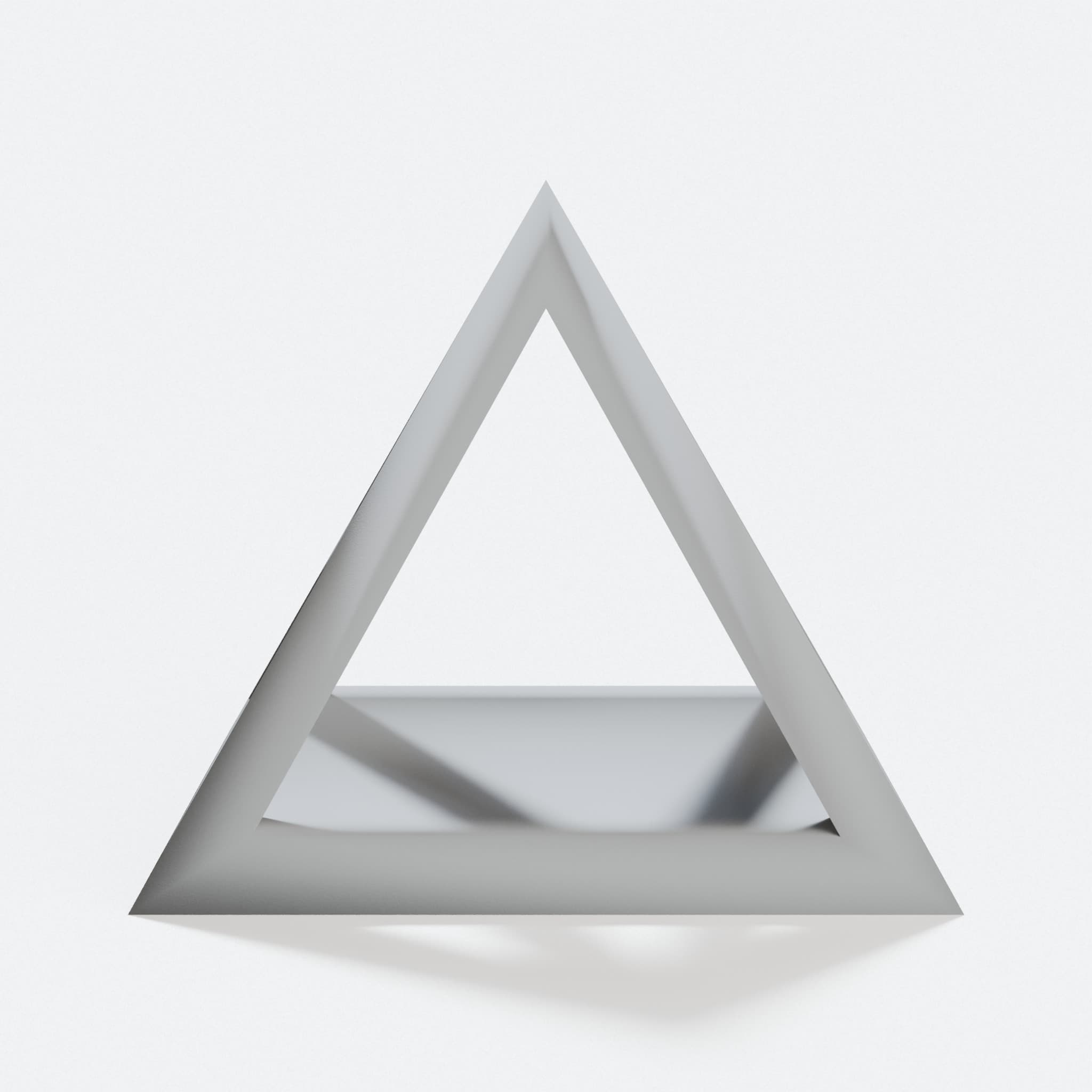 Hollow Calibration Pyramid for 3D Printer Testing