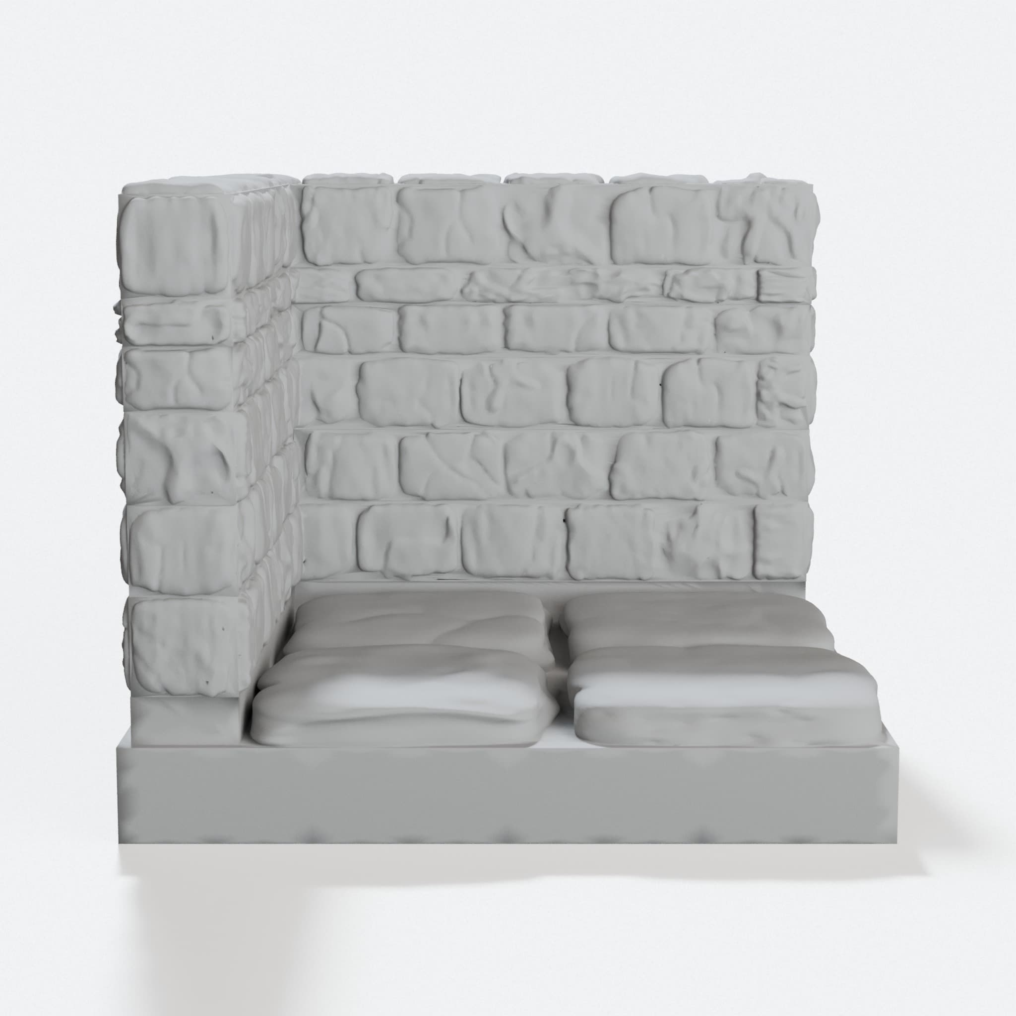 OpenForge Stone Dungeon Edge Corner Tile