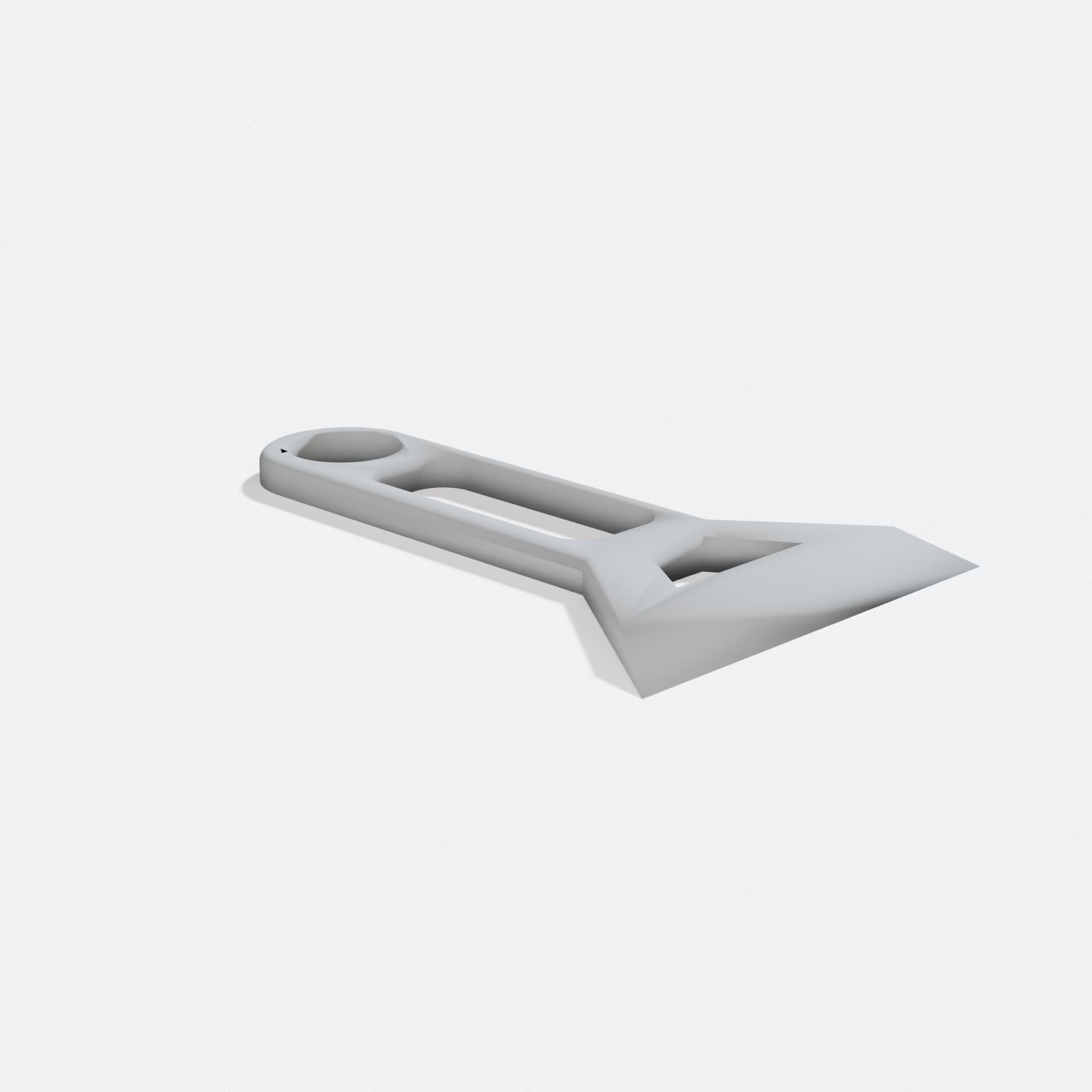 3D Printed Bed Scraper for Print Removal