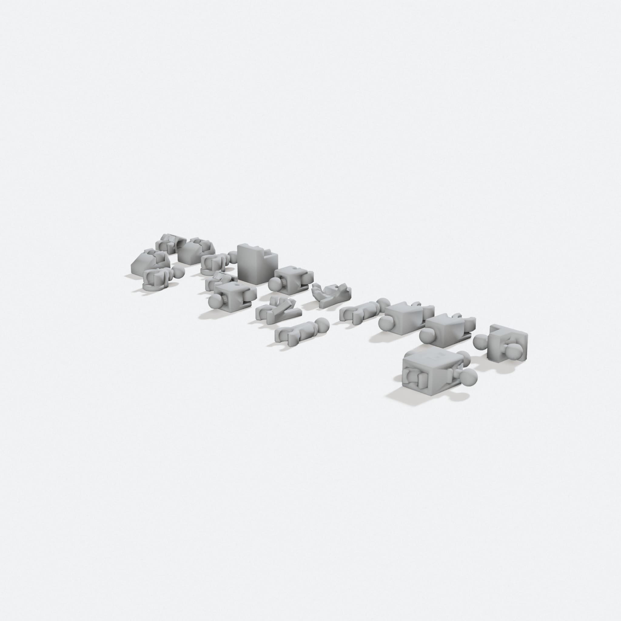 Micro Mini 13 Jointed Action Figure – 3D Printed Toy