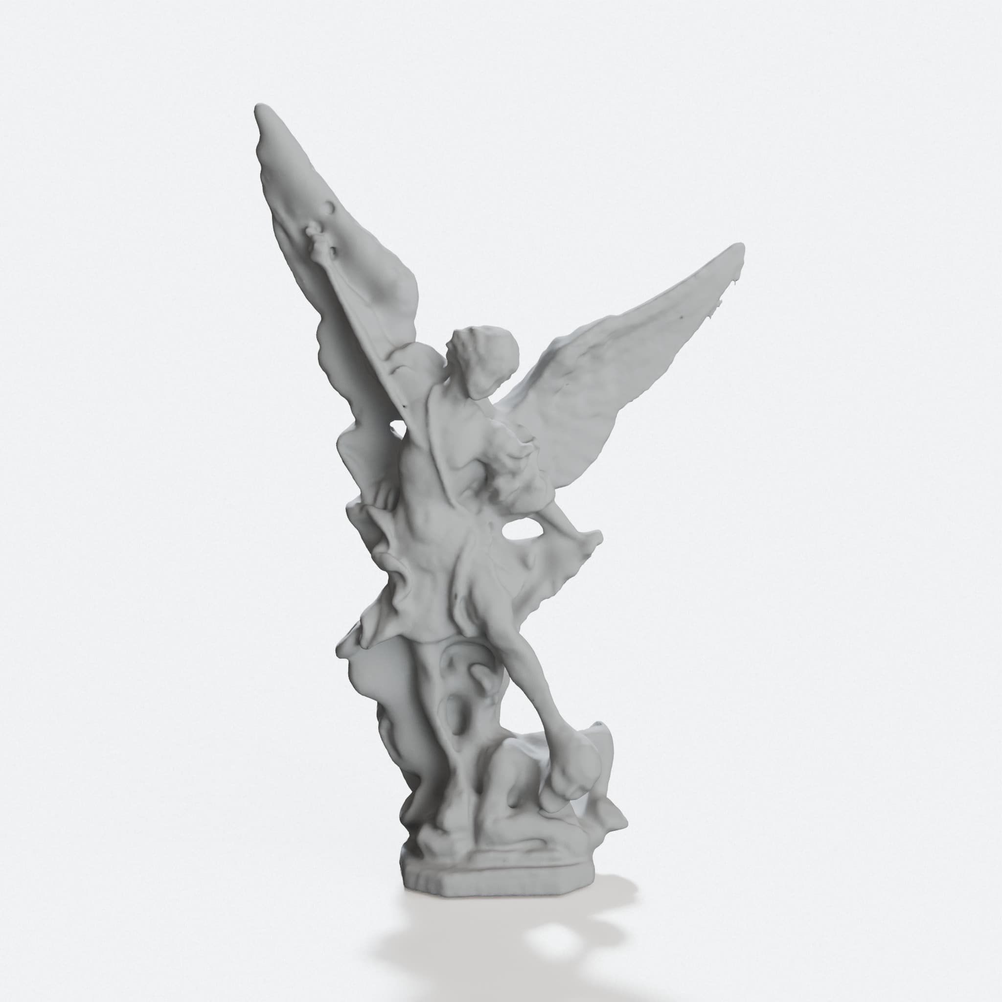 Archangel Michael Triumphant Statue Ornament
