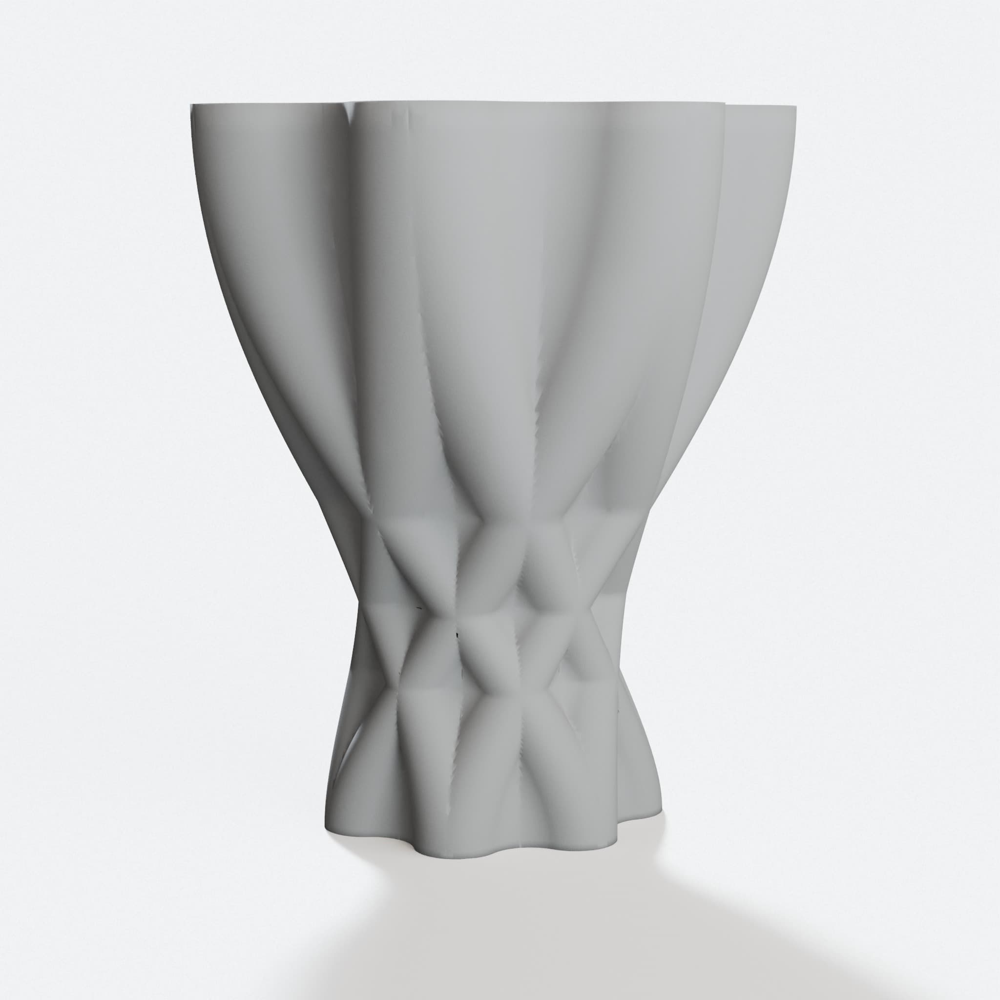 Cycloidic Vase - 3D Printed Home Decor with Geometric Design
