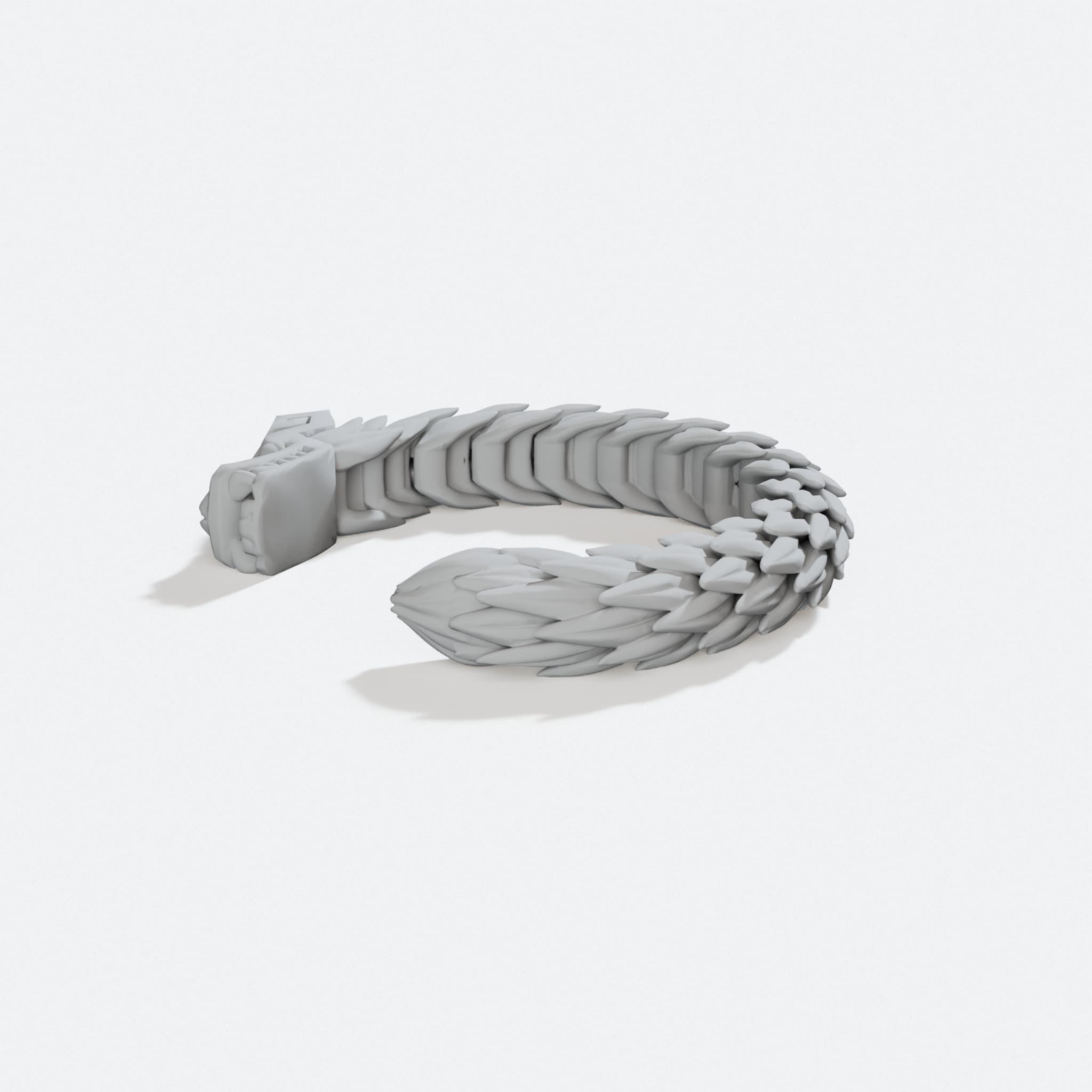 Quetzalcoatl Feathered Serpent Bracelet