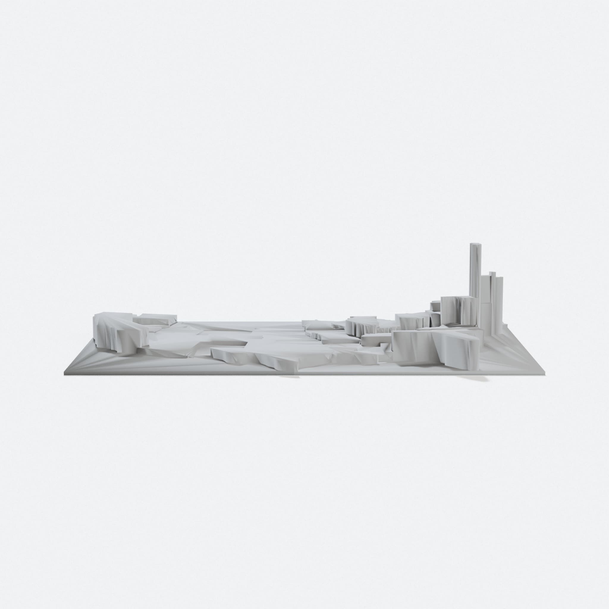 Contiguous United States Prism Map – Customizable 3D Geography