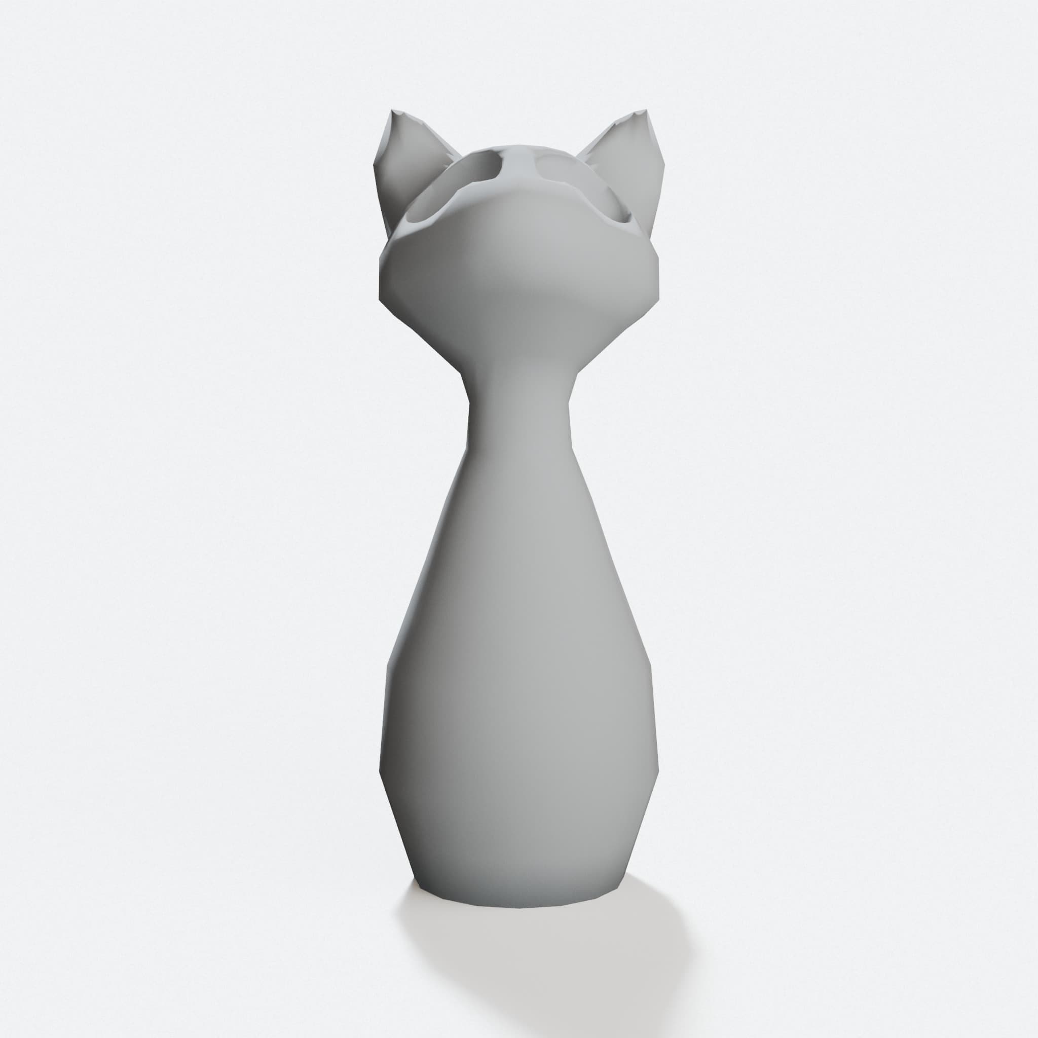 3D Printed Cat Ornament and Earrings