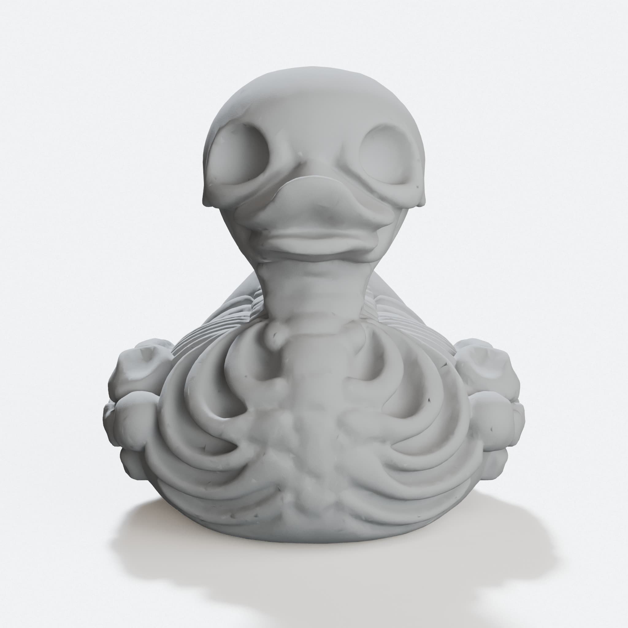 Skeleton Duck 3D Printed Toy