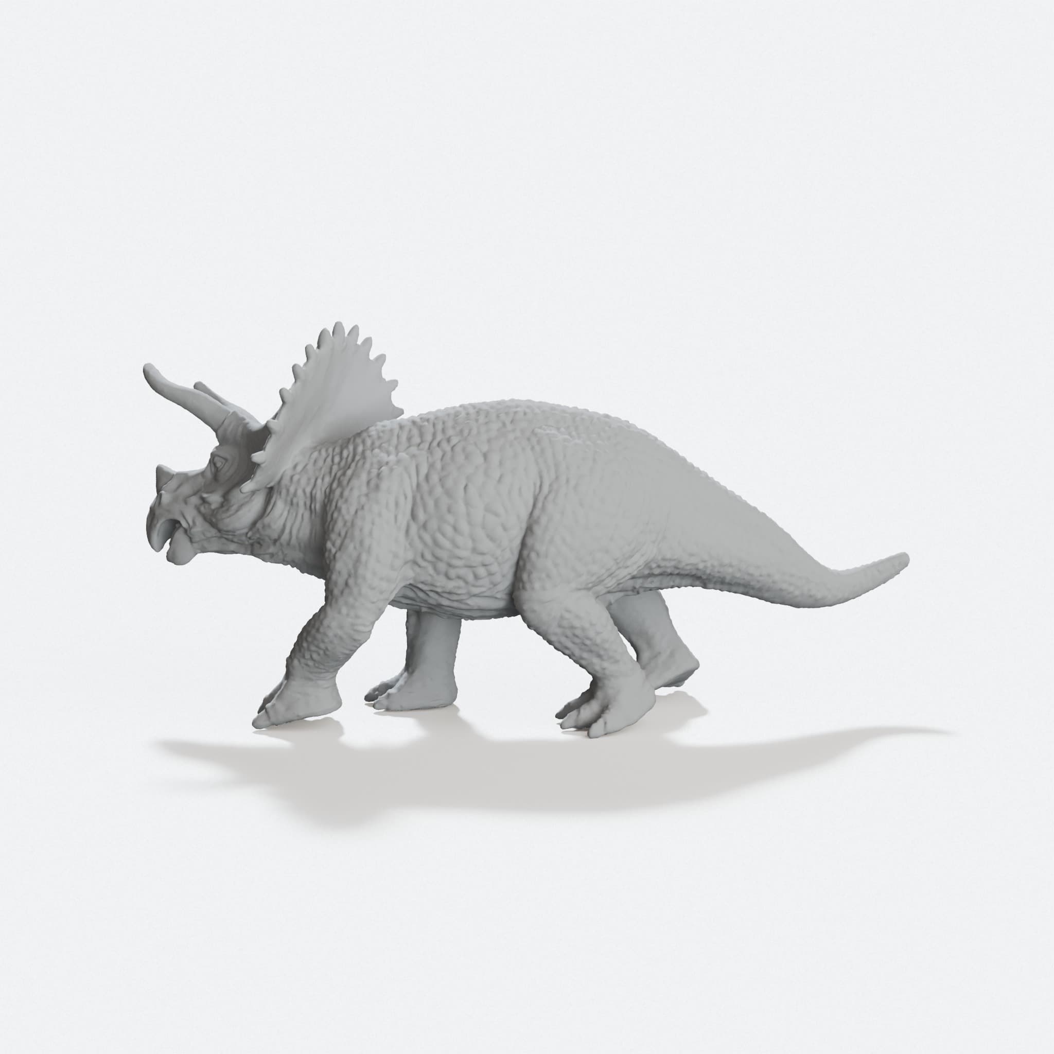 Triceratops Dinosaur Toy - 3D Printed