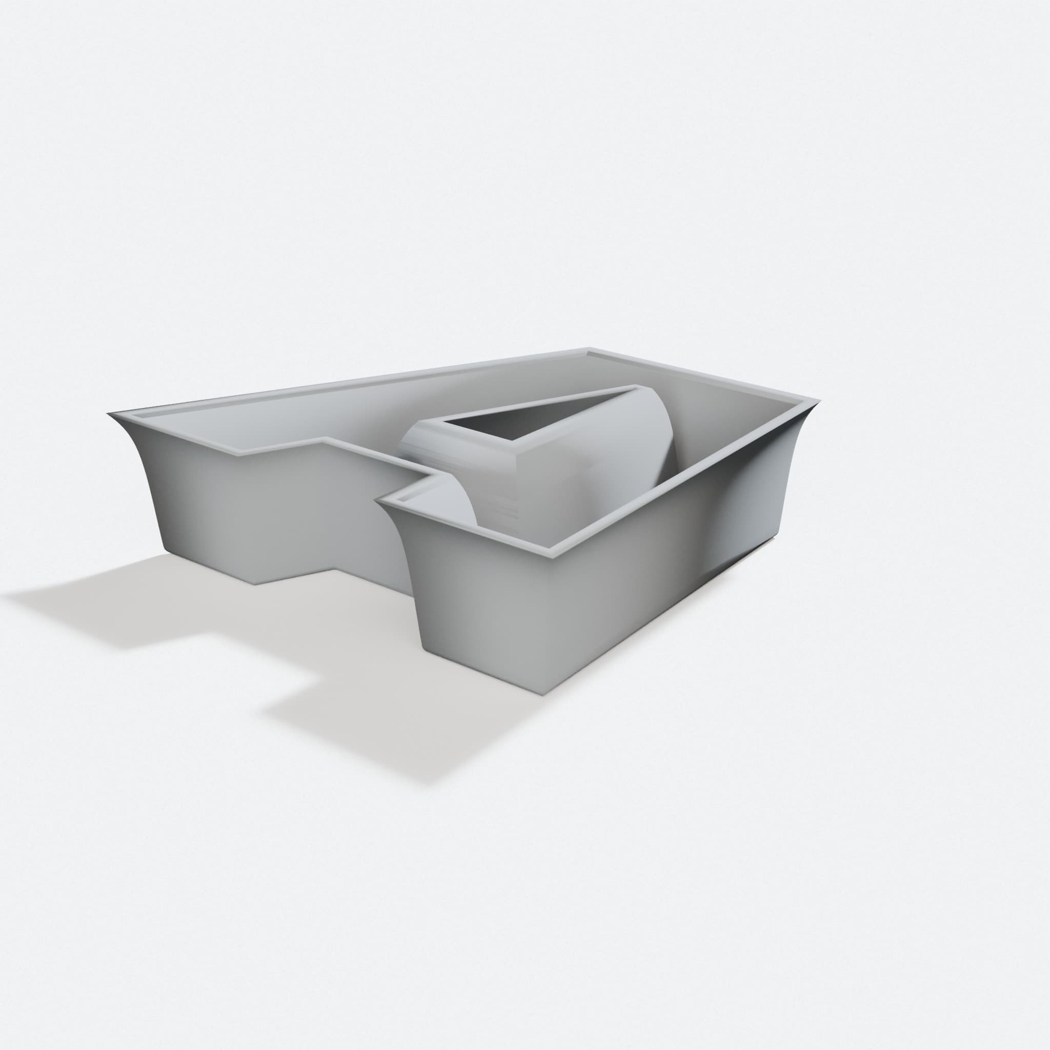 Typographic Letter Bowl Collection - 3D Printed Home Decor A-Z