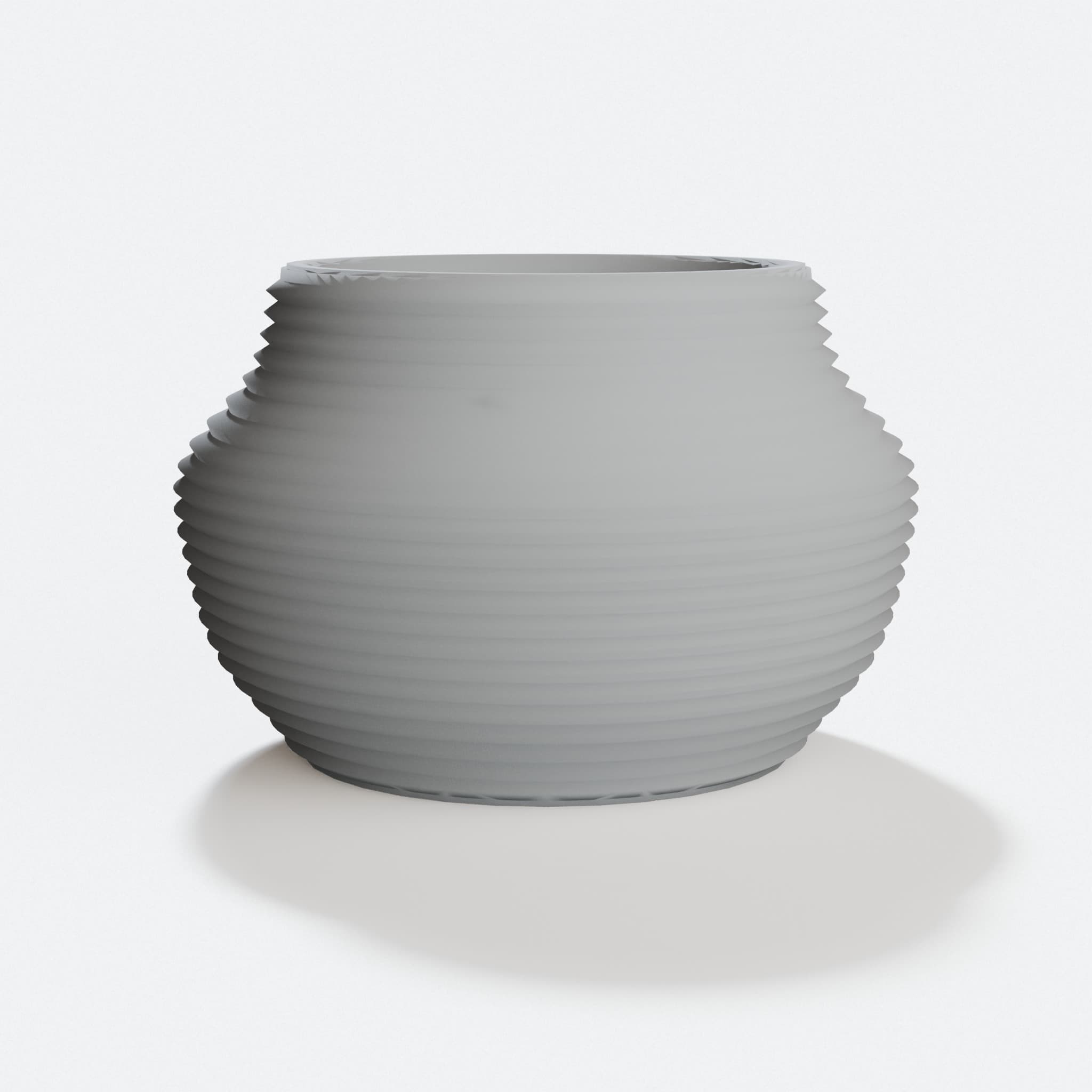 3D Printed Home Decor Planter for Small Plants