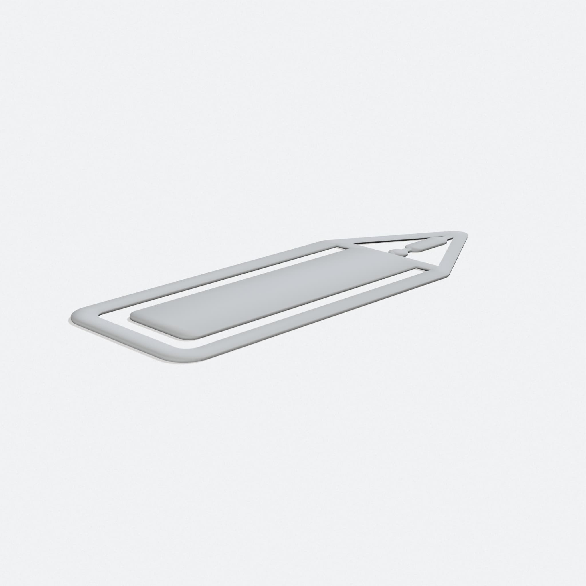 Caution Bookmark, 3D Printed Home Decor