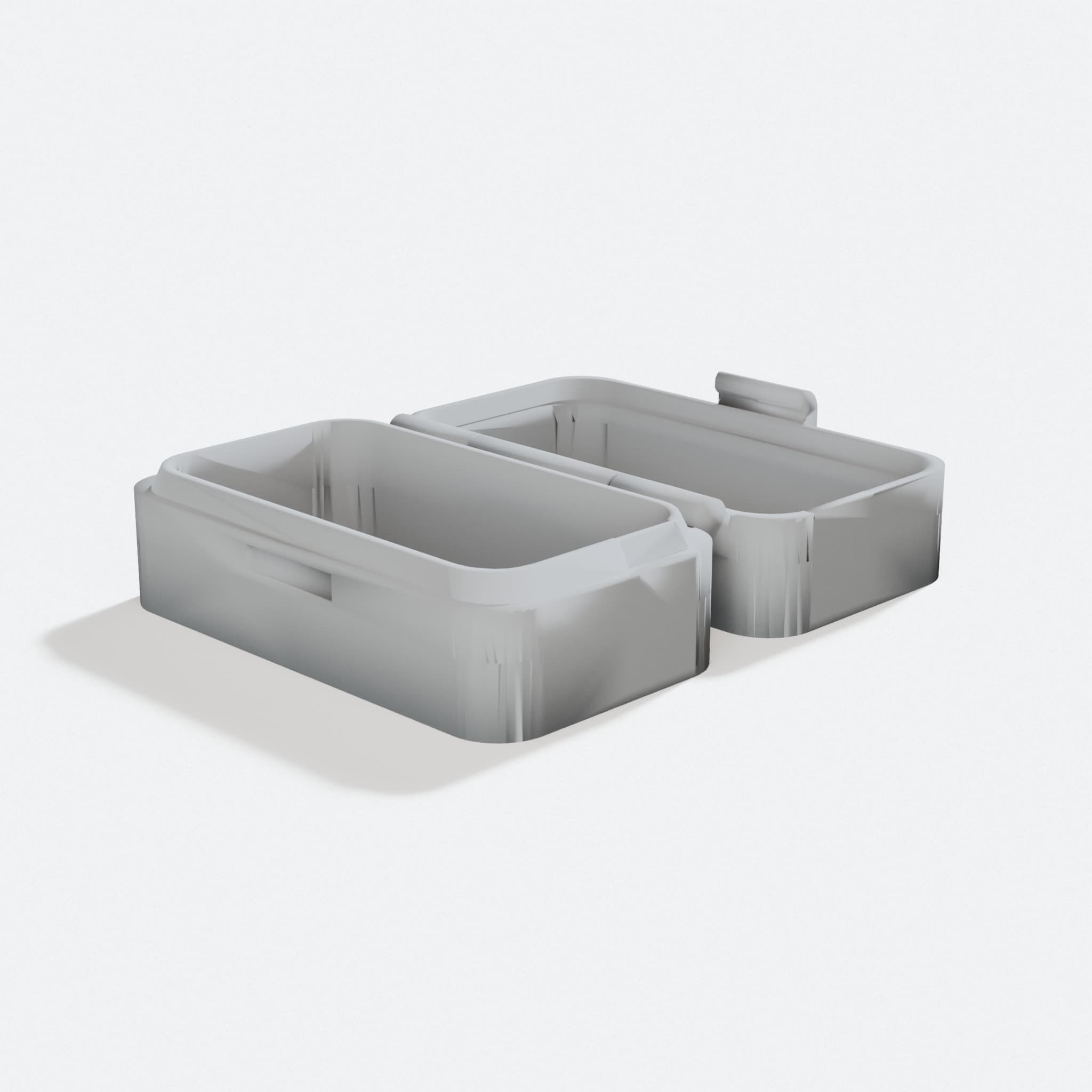 Small Box with Flat Bottom, Easy-Print Storage Bin