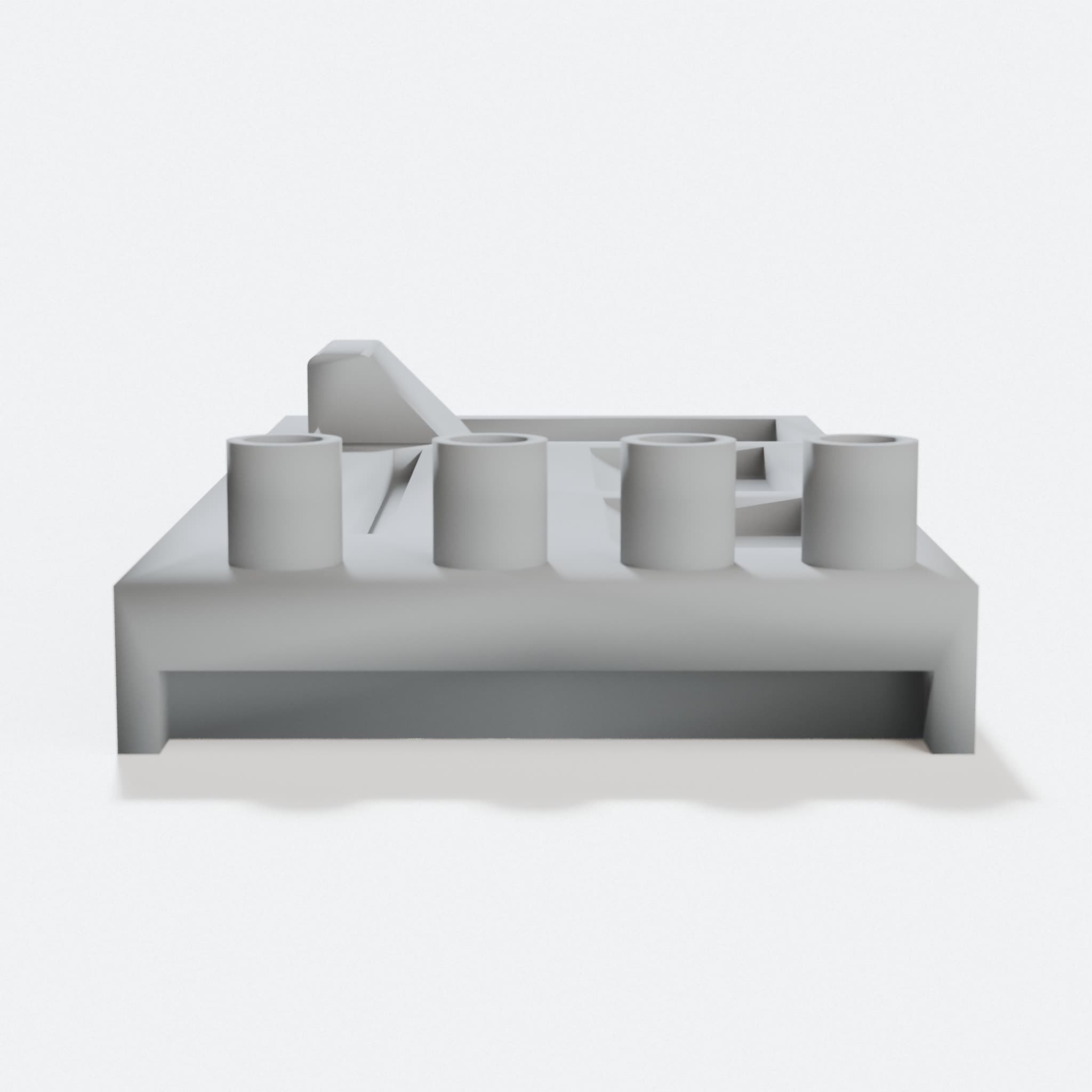 3D Printed Desk Organizer for PC and Phone