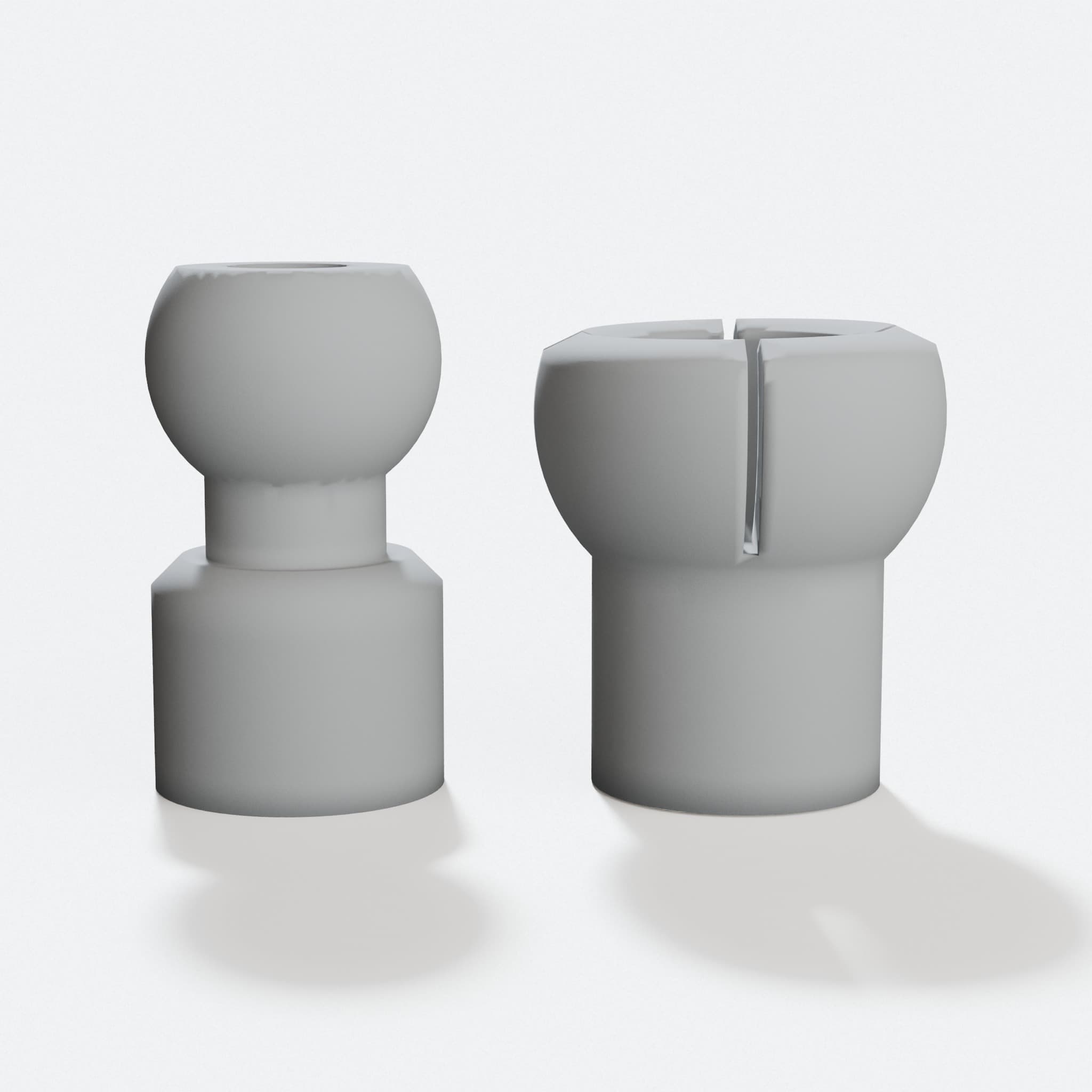 Ball Joint for 6mm Tube - 3D Printed Workshop Tool