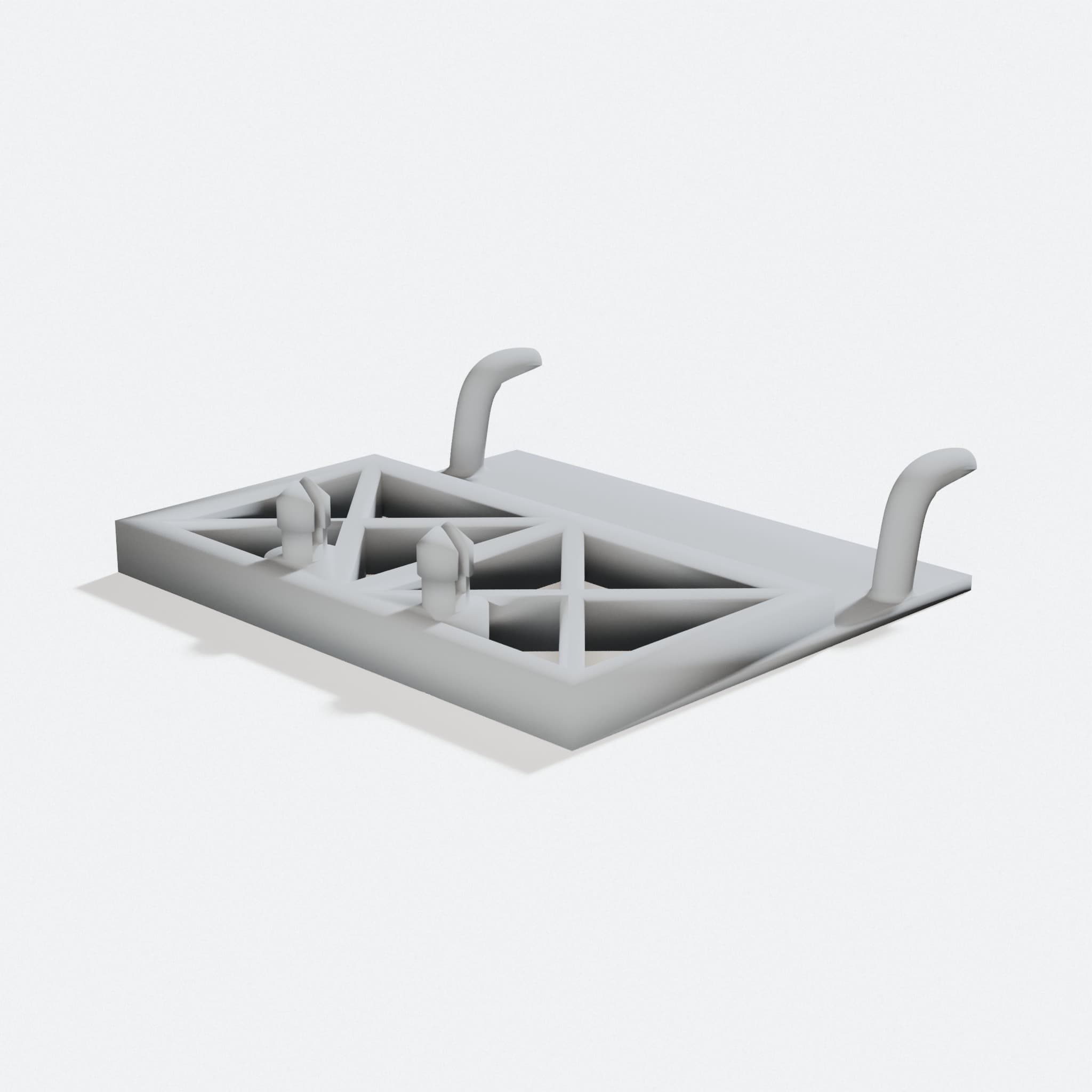 Pegboard Bin Hanger: 3D Printed Organizers