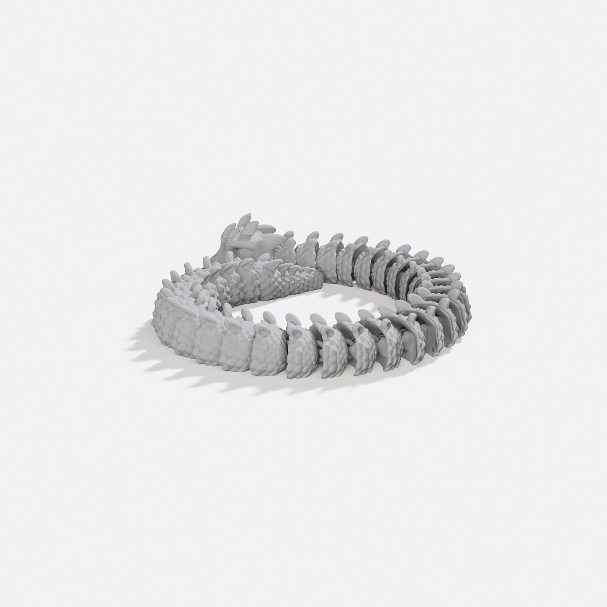 Articulated Baby Basilisk 3D Printed Fidget Toy