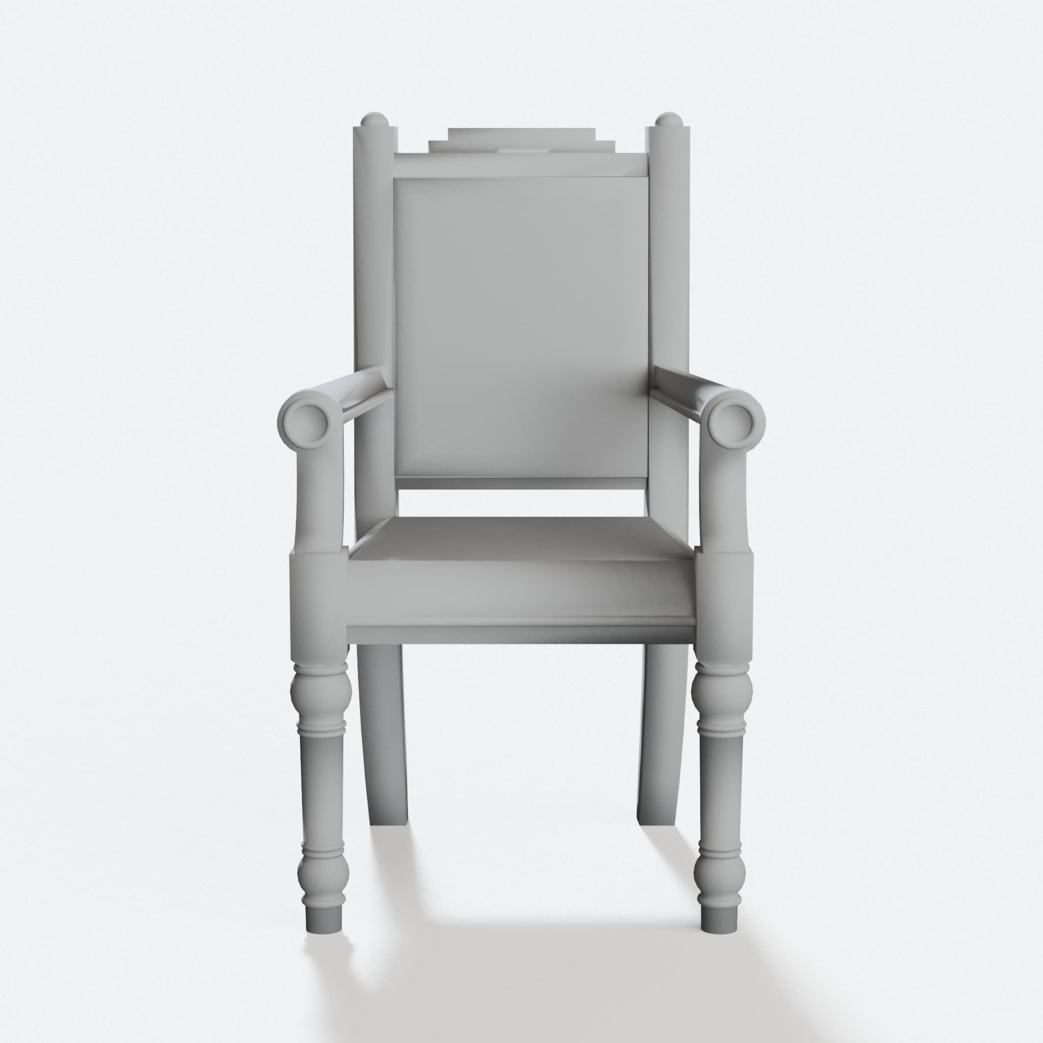 1:24 Victorian Side Chair - Miniature Furniture