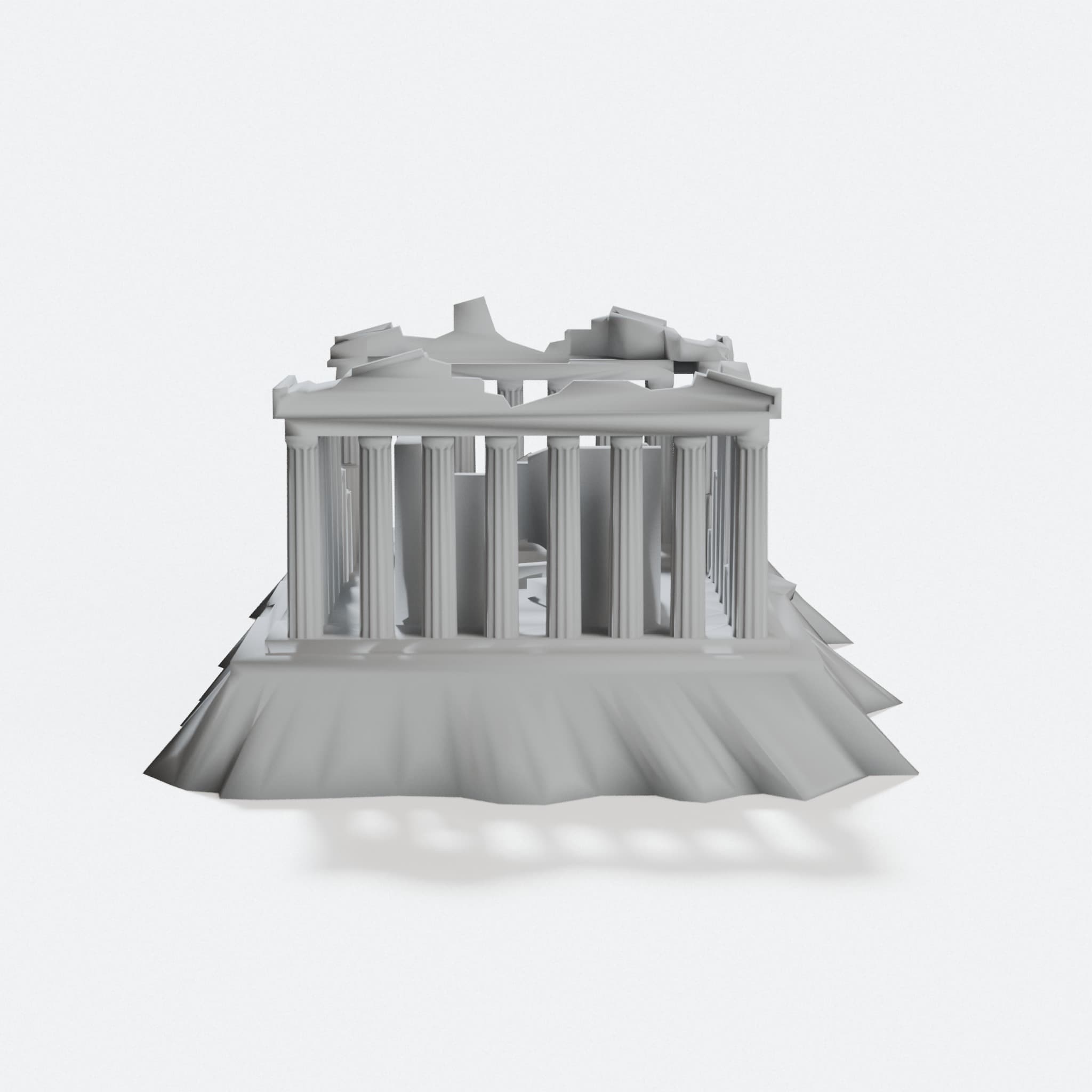 Ionic Ruins - Classical Greek Architectural Ornament