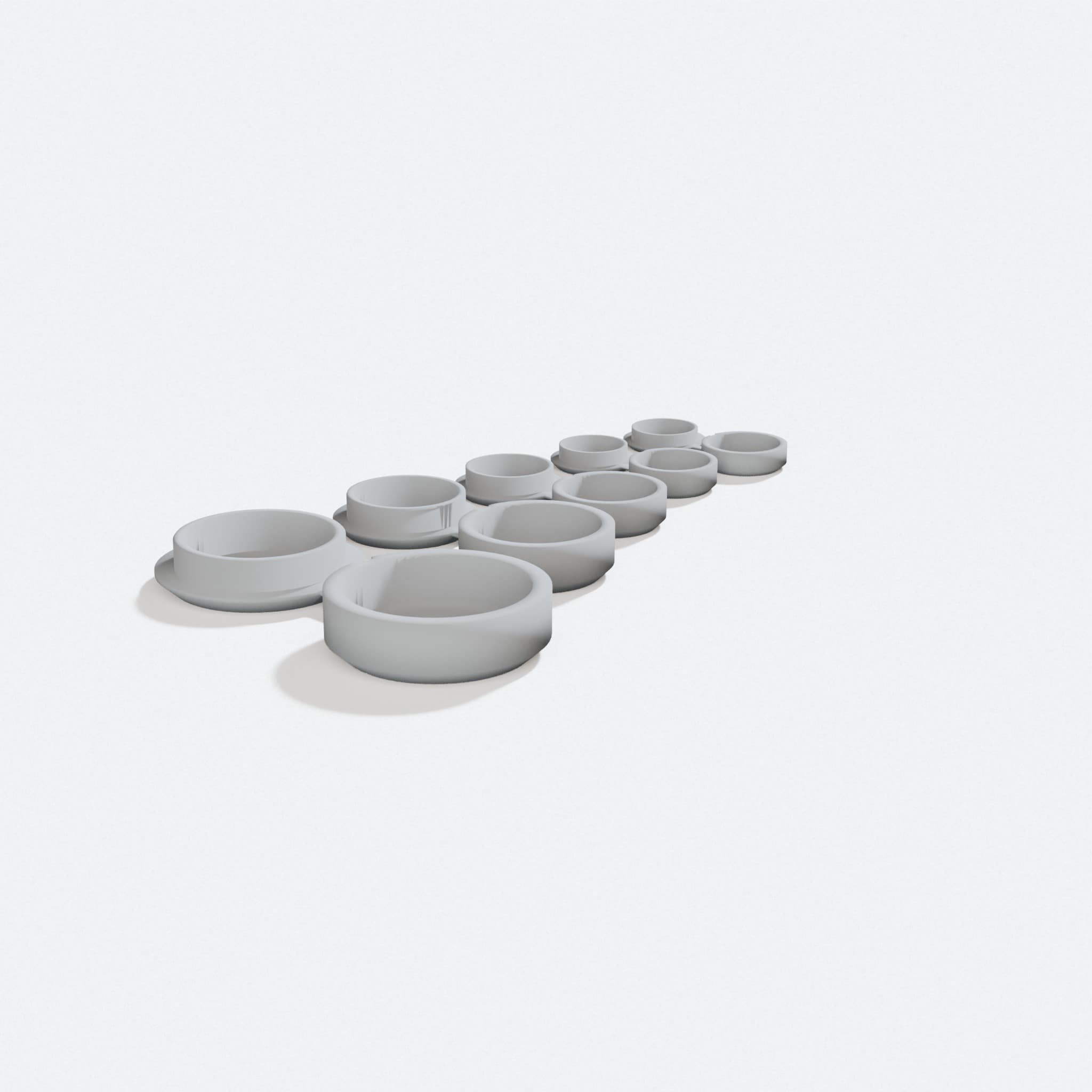 M3-M8 Capped Screw Cover Set for 3D Printing