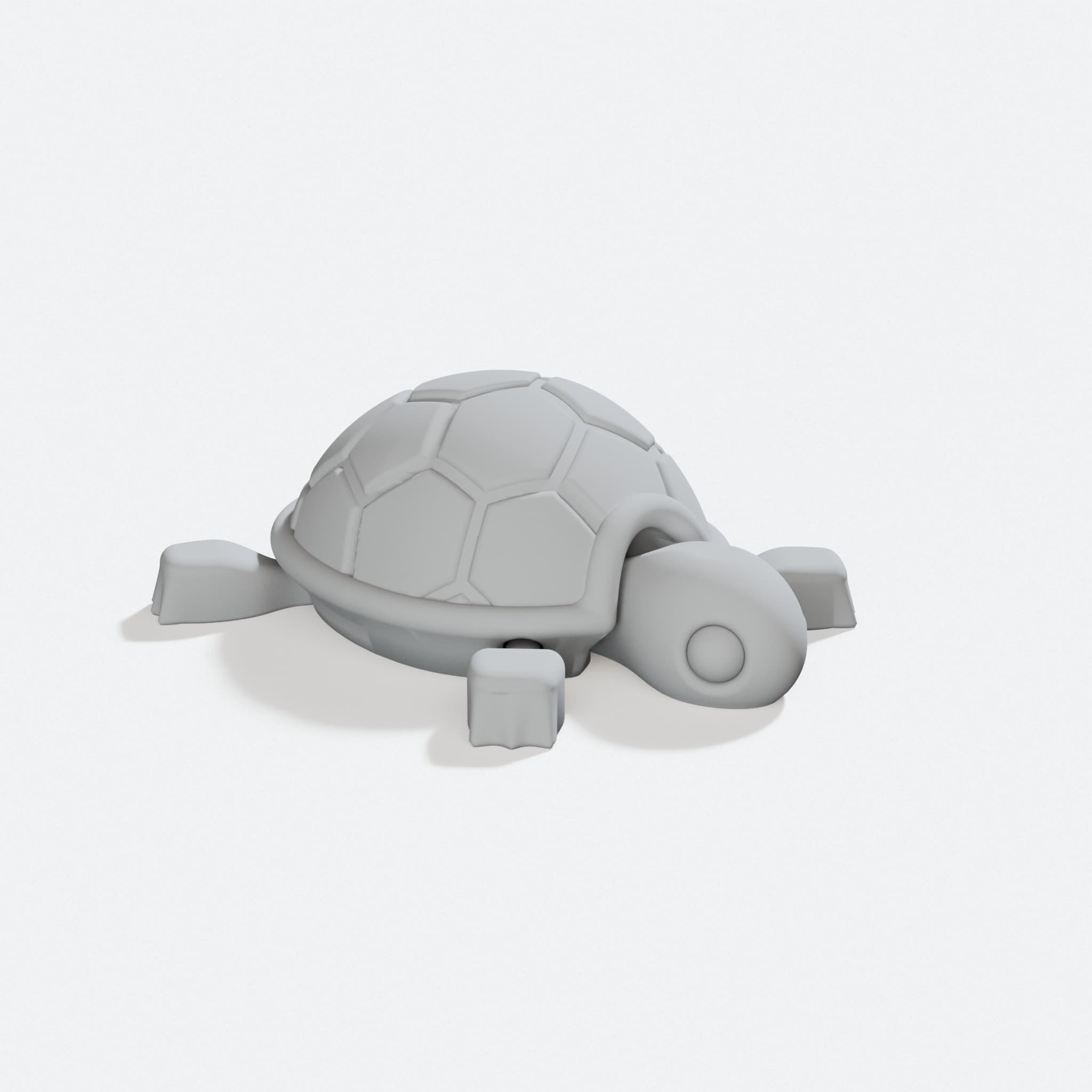 Baby Turtle Articulated Toy - Print in Place