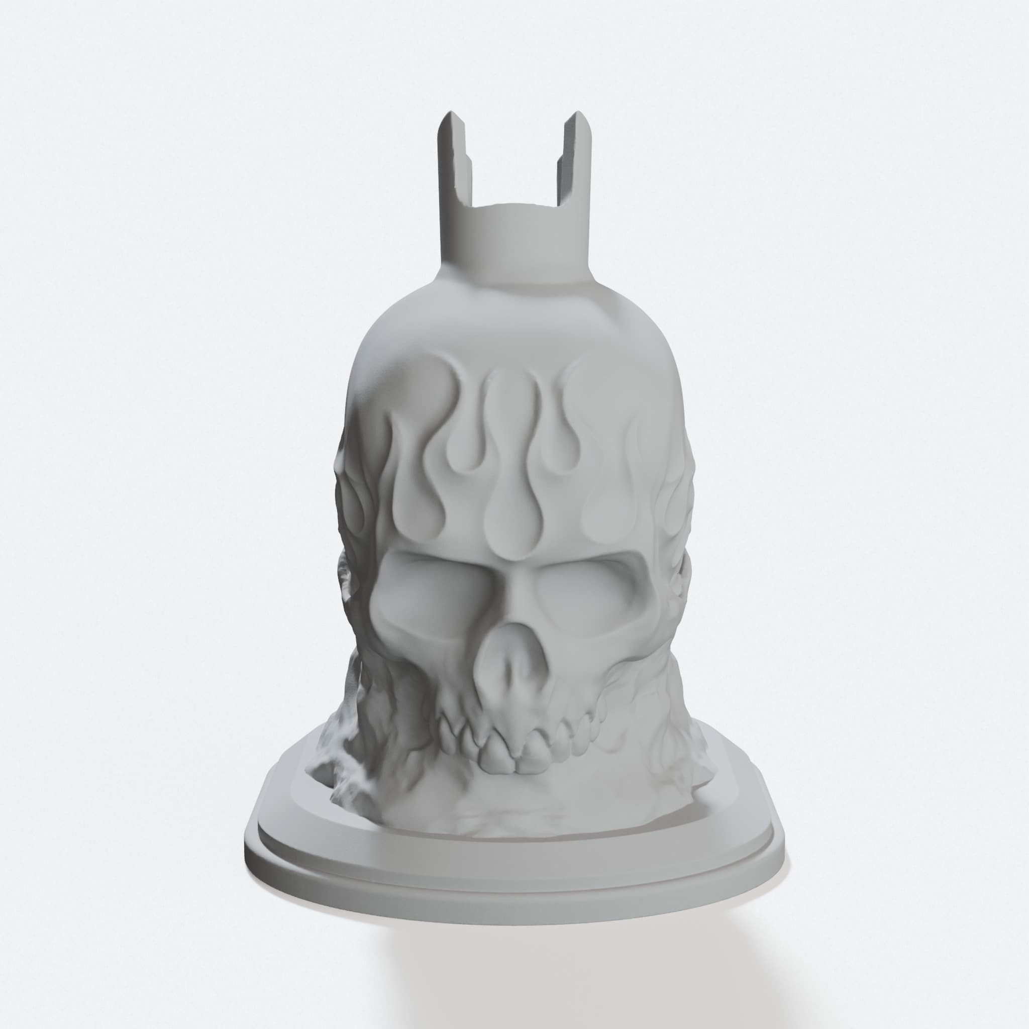 Skull Airbrush Stand, 3D Printed Workshop Tool