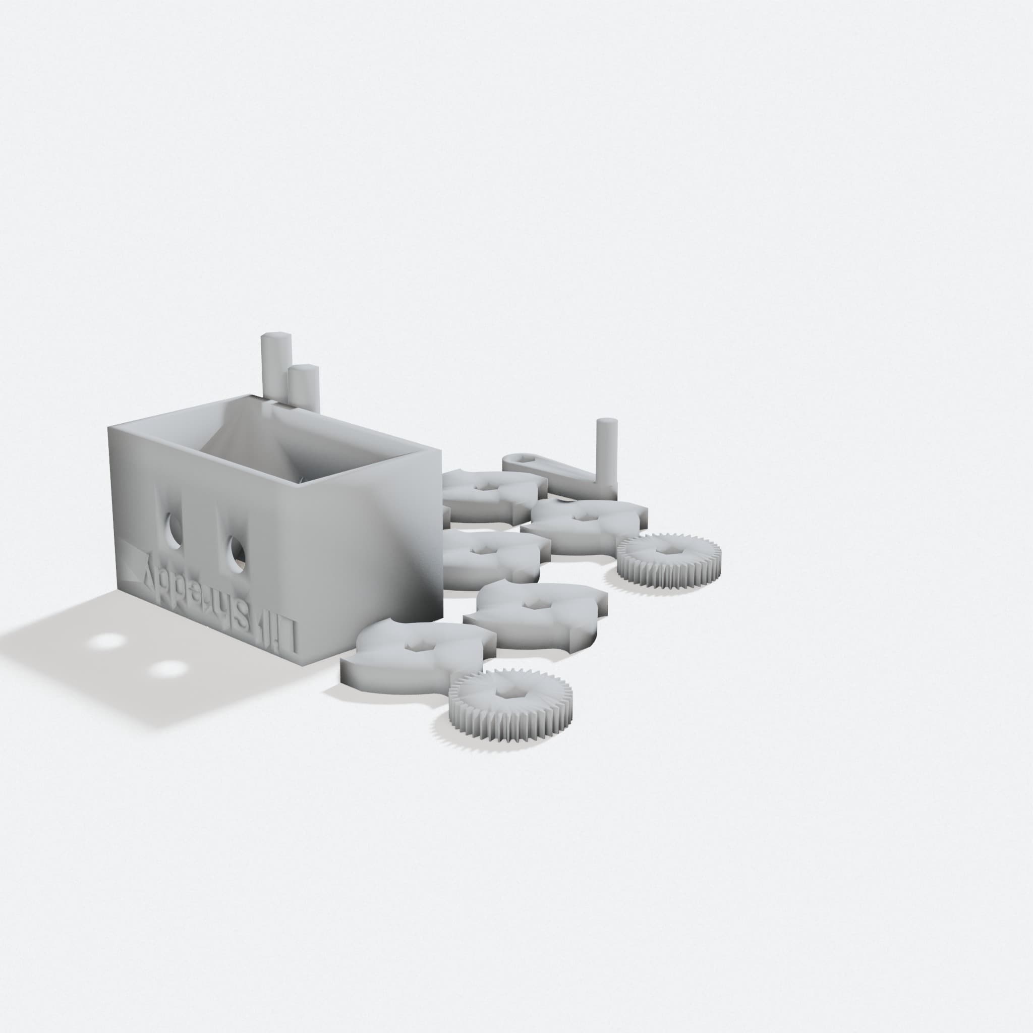 Lil Shreddy 3D Printed Desktop Shredder Toy