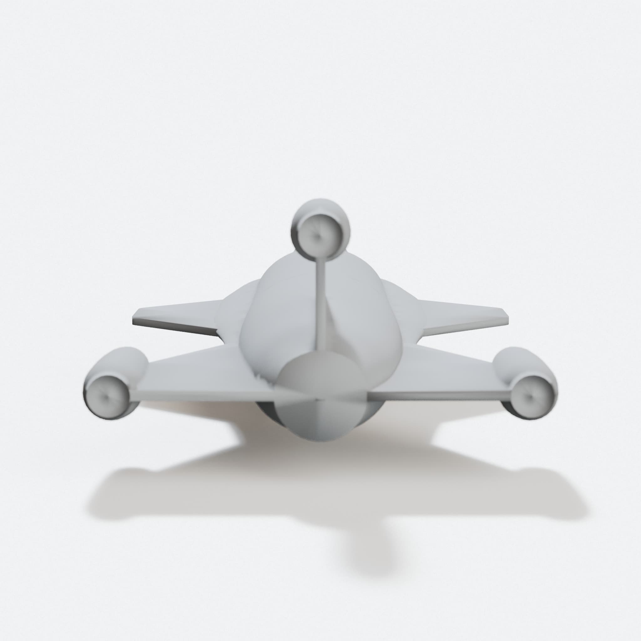 Single-Perimeter Rocket Plane 3D Printed Toy