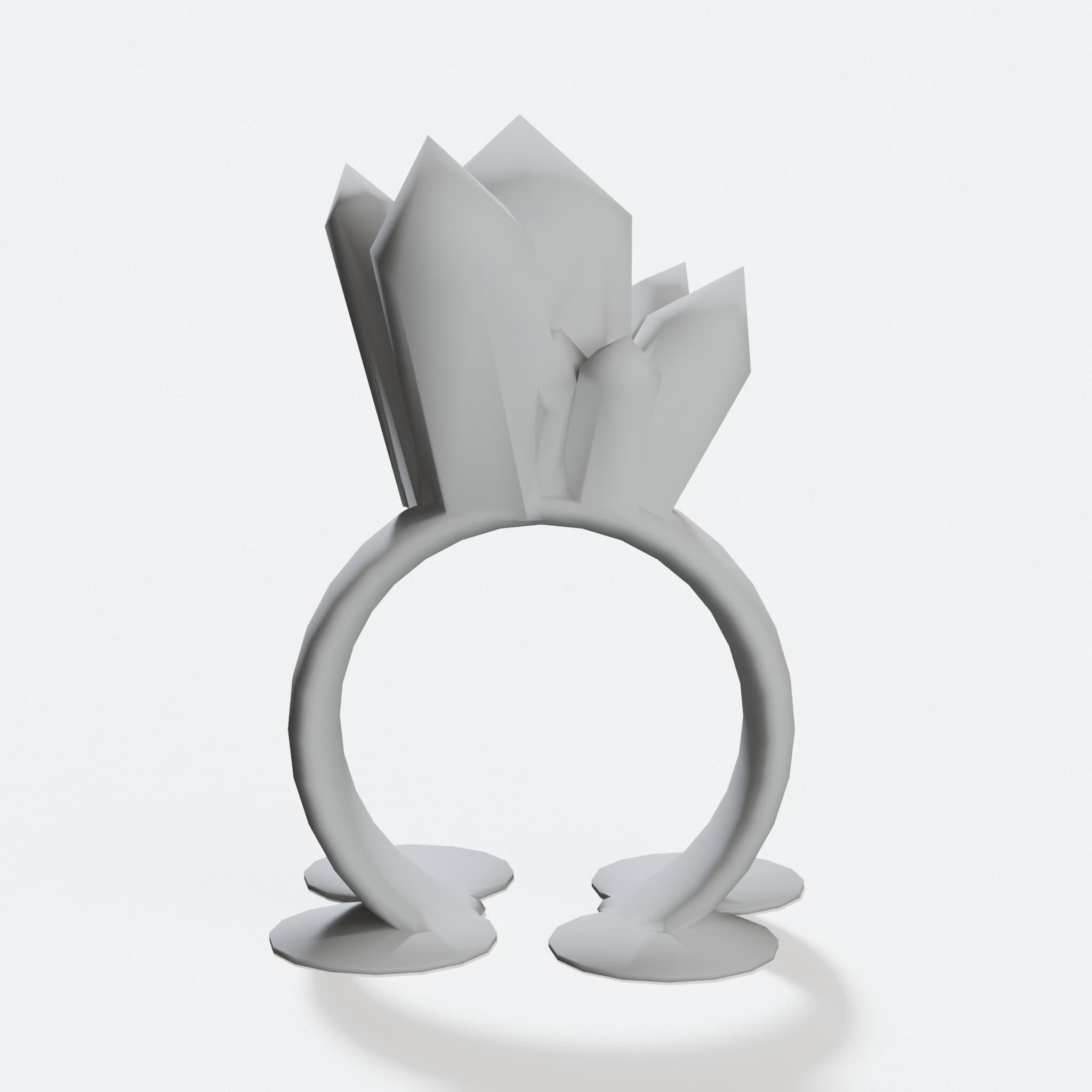 Compatible with Ring Crystal Statement Ring 3D Print