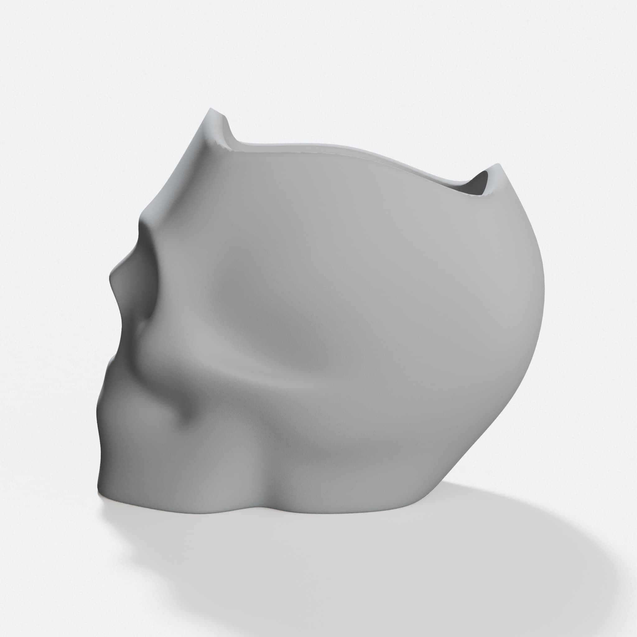 Isabelle the Skull Vase, 3D Printed Home Decor