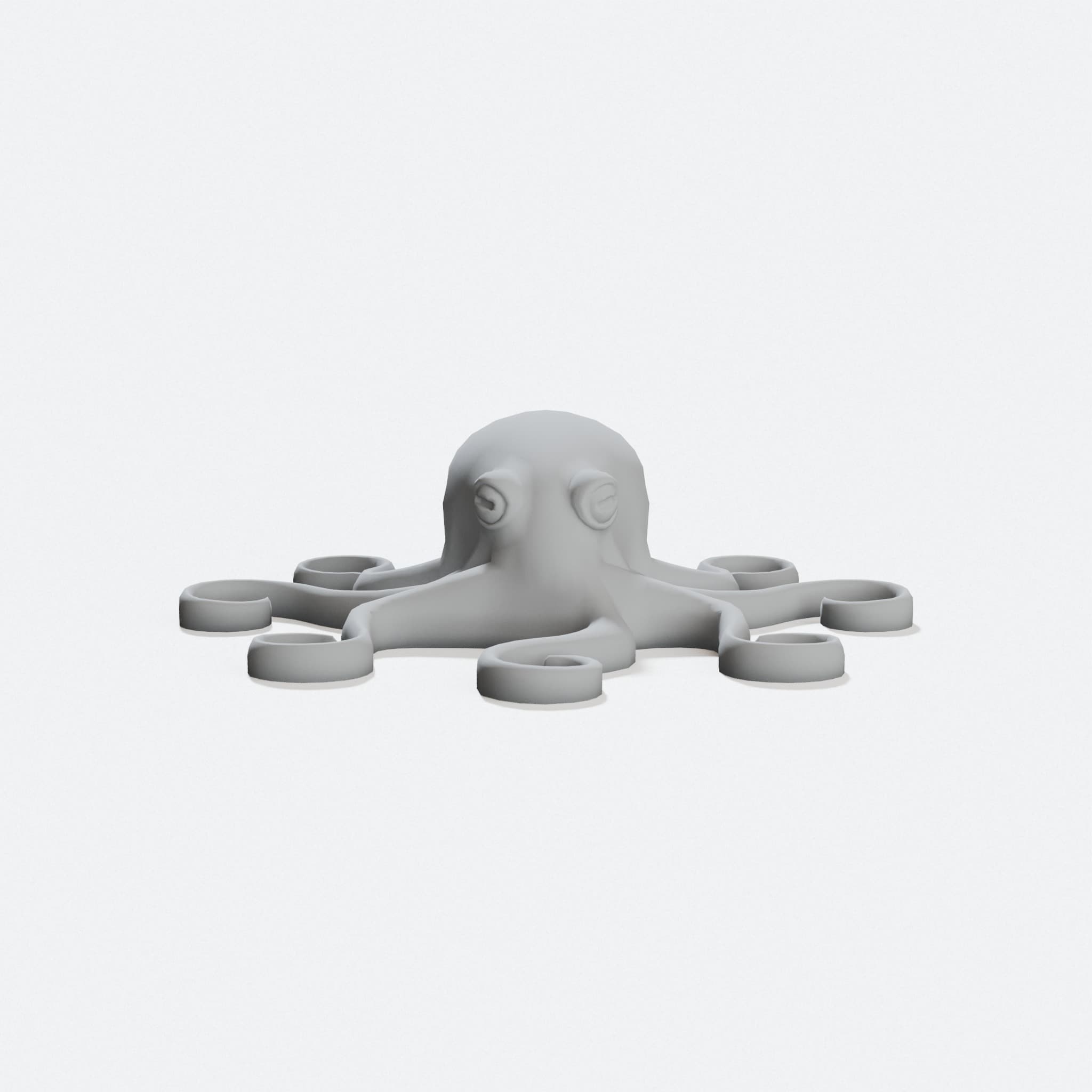 Octopus 3D Printable Toy Model