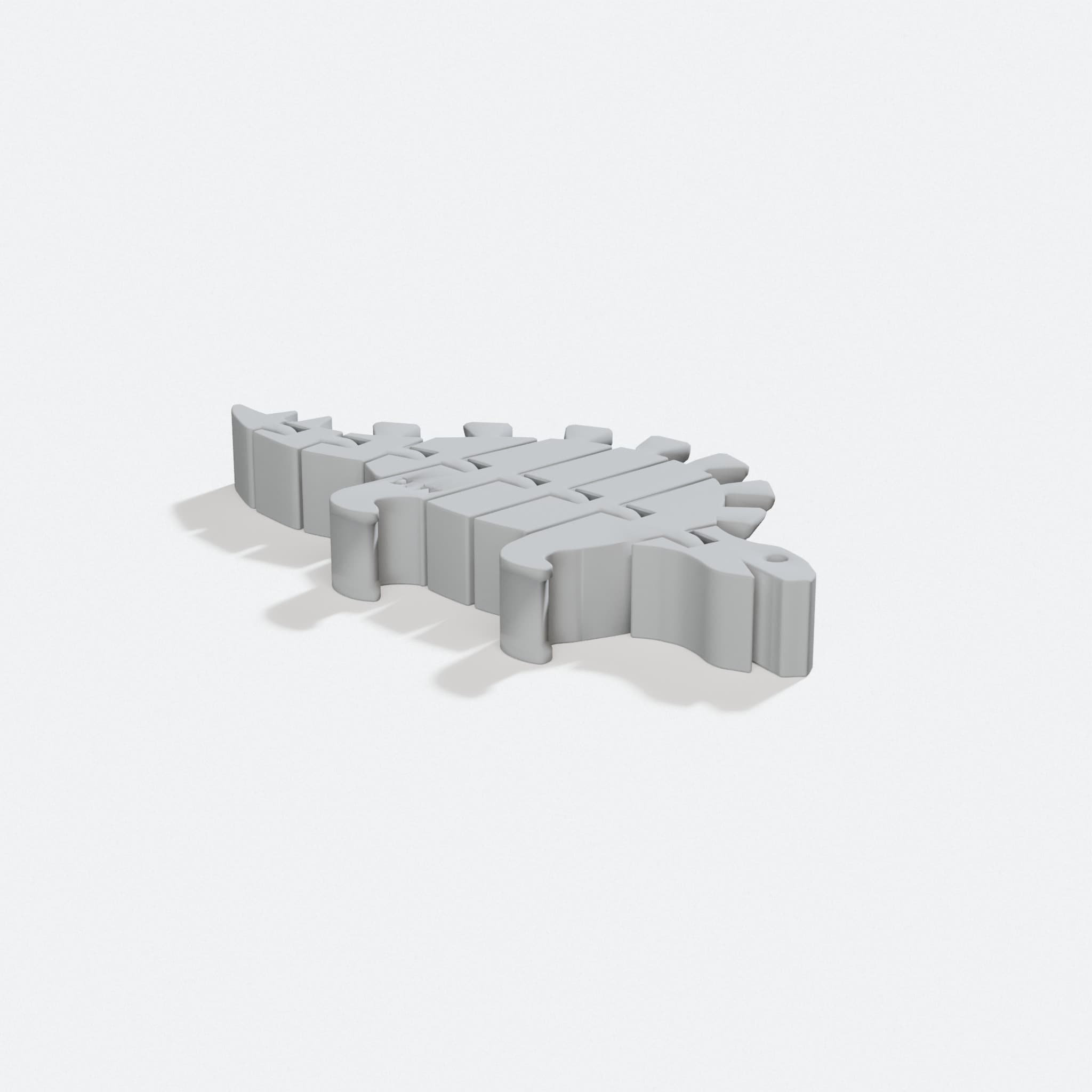 D.W Stegosaurus 3D Printed Toy with Movable Joints