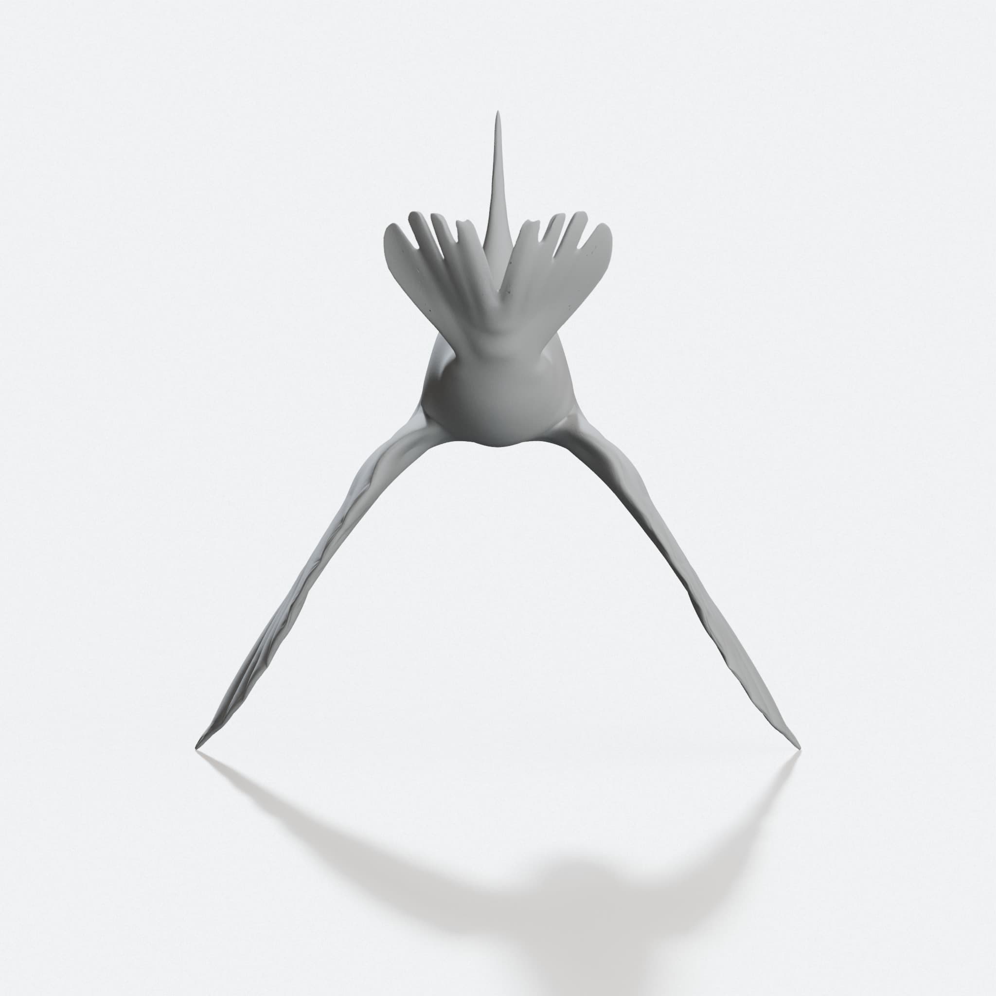 Kiwi Hummingbird 3D Printed Ornament