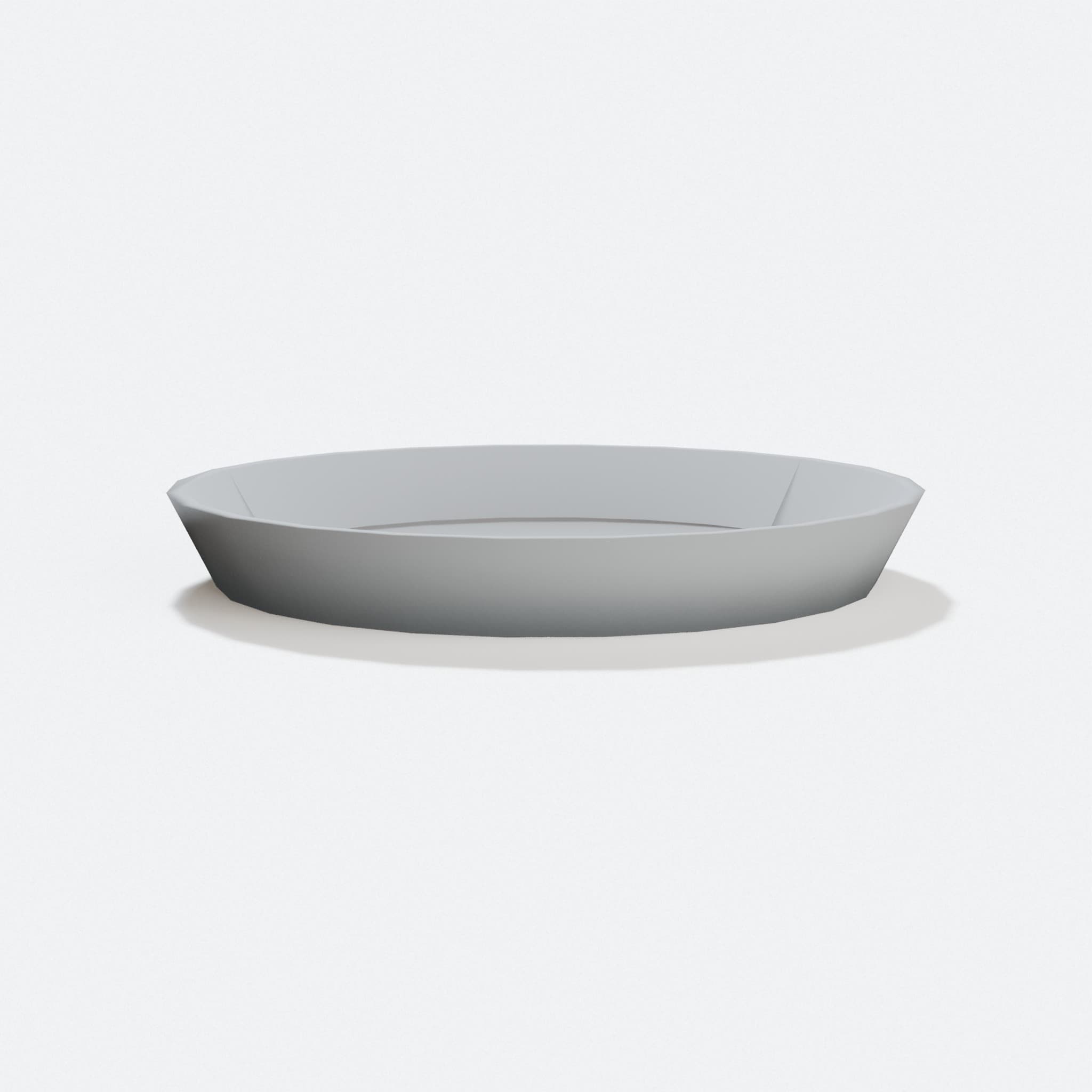 3D Printed Flower Pot Saucer; 80mm Catch Dish