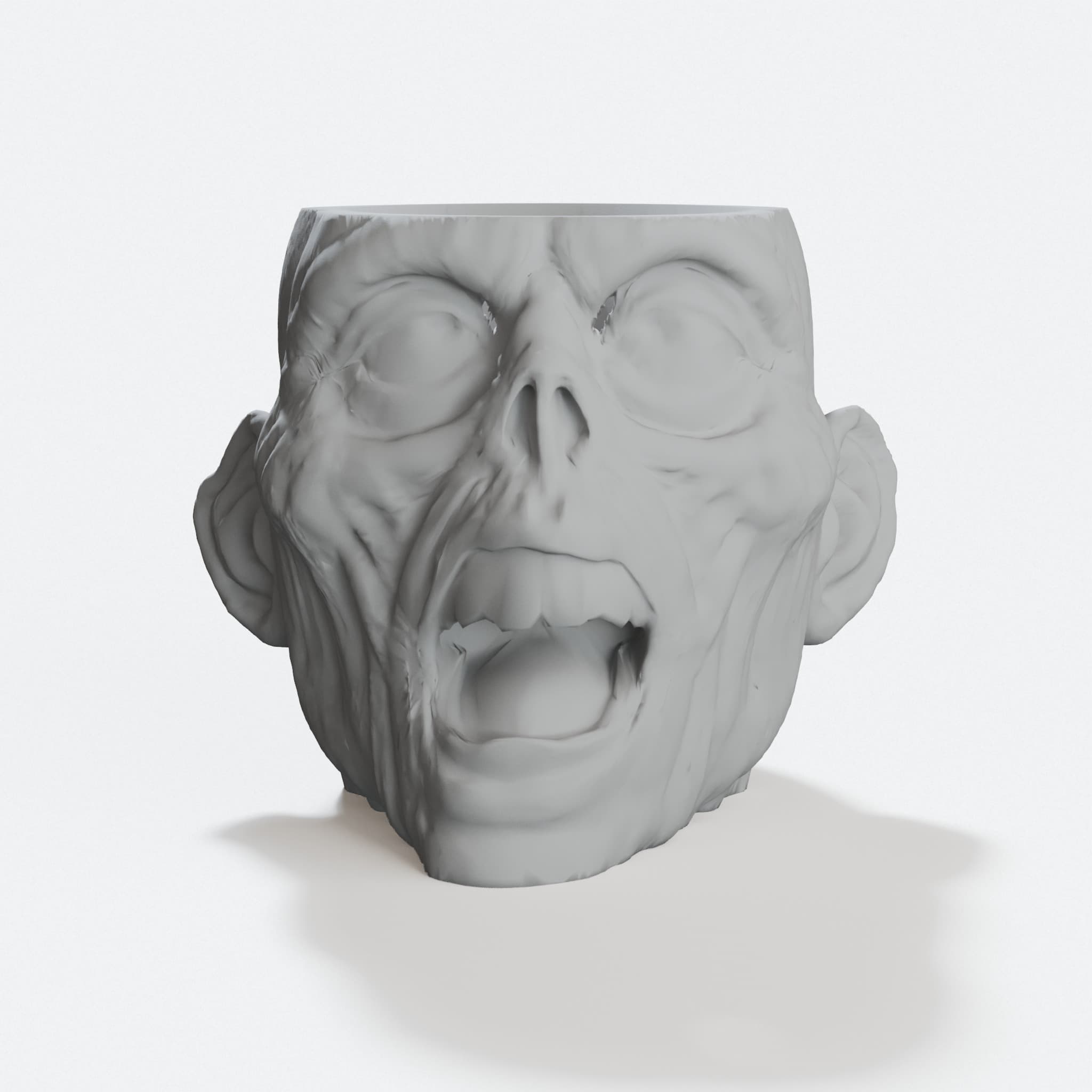 Zombie Cup of Doom 3D Printed Home Decor