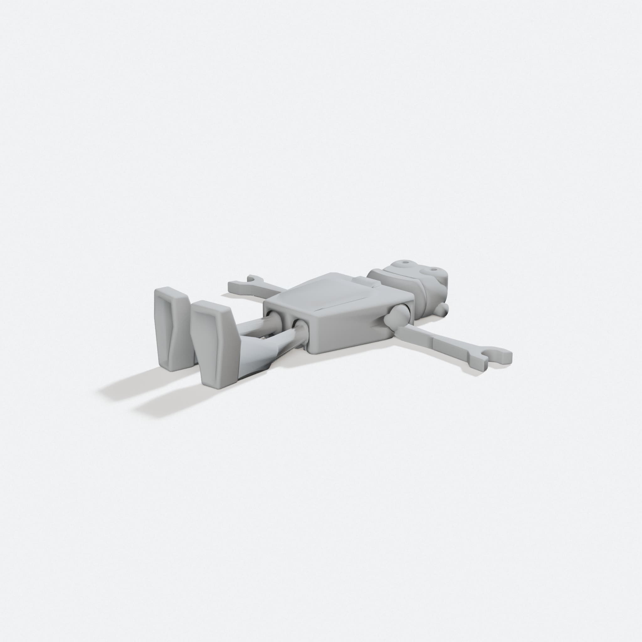 Jointed Robot Toy - Articulated Ball Joint Design
