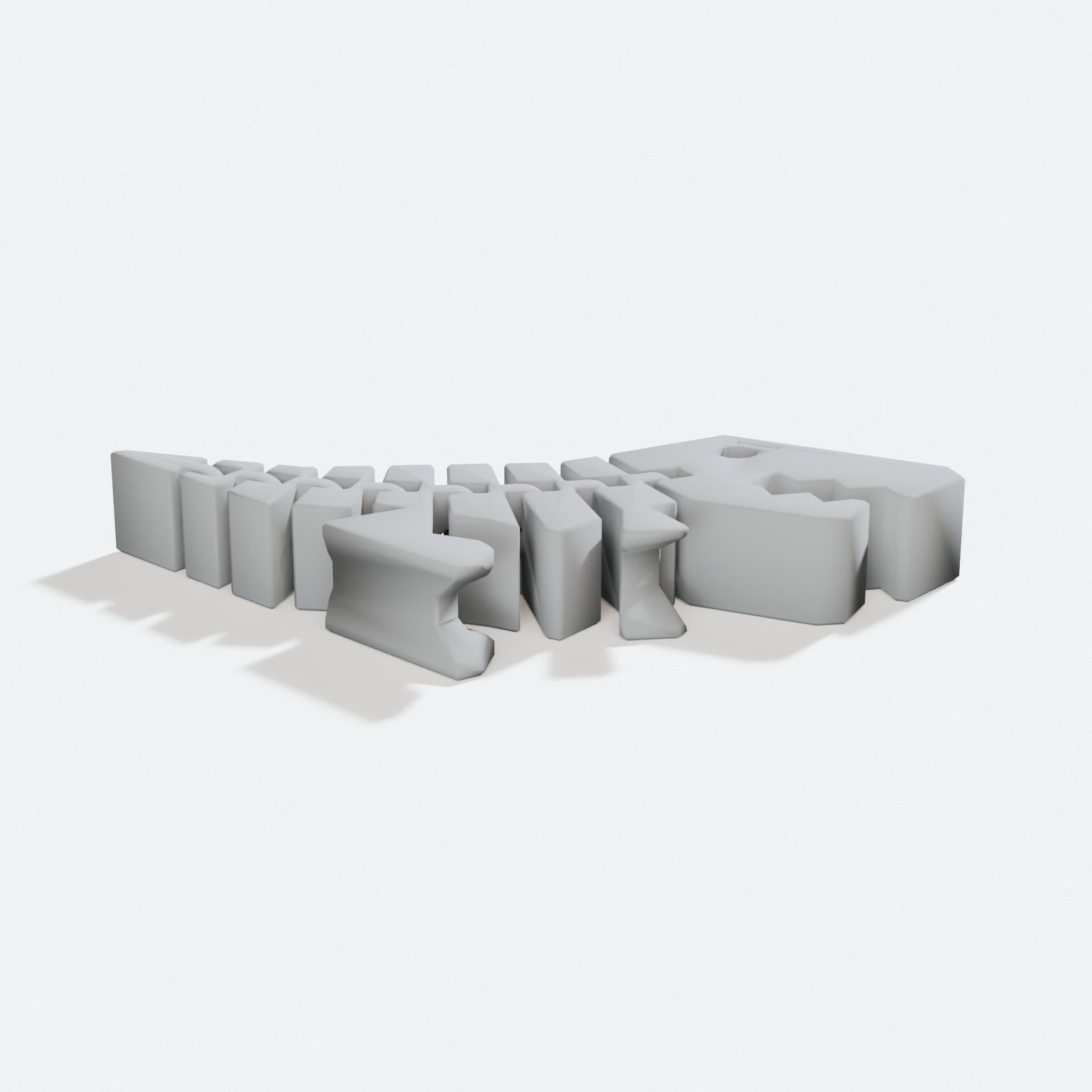 Flexi Rex 3D Printed Toy with Stronger Links