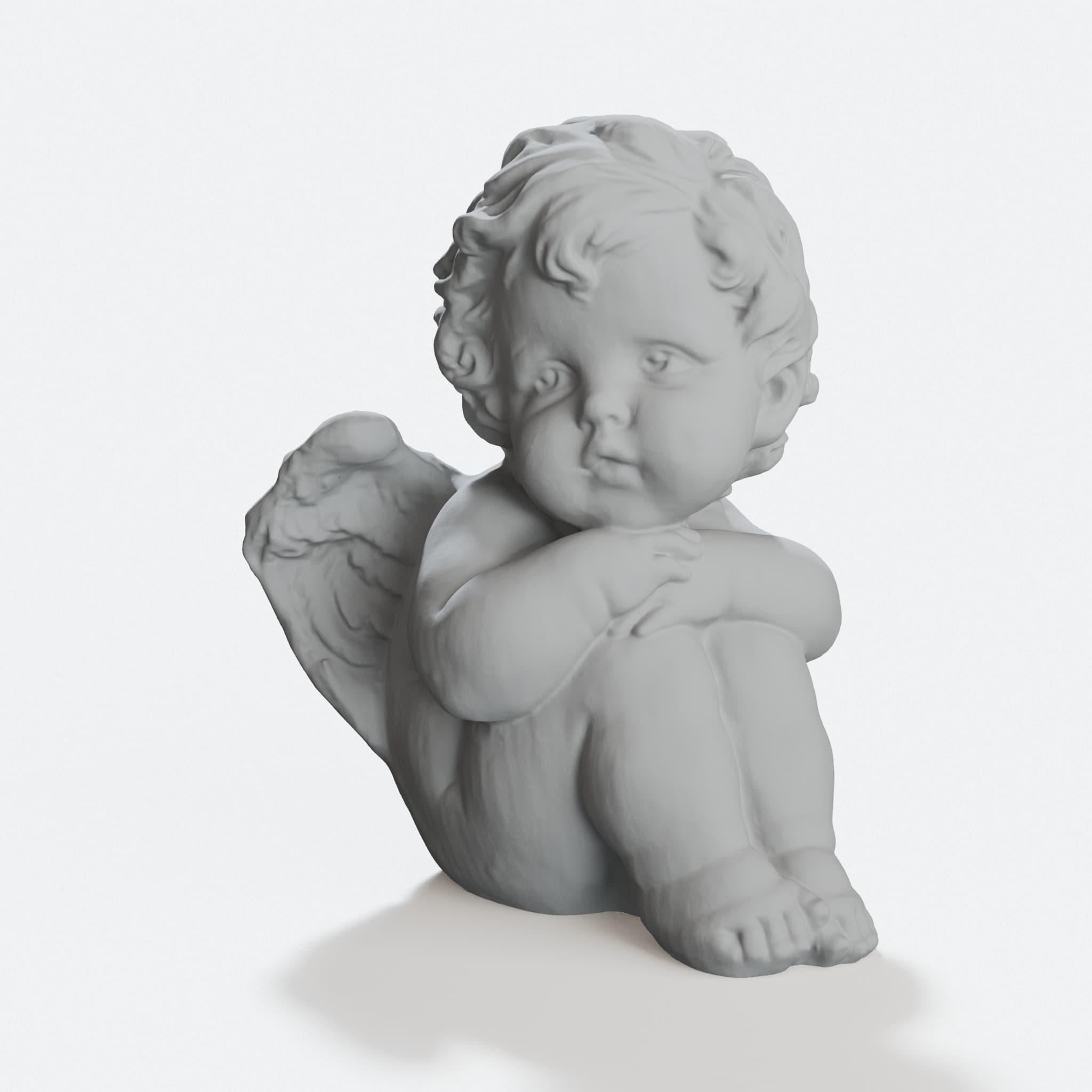 Angel Statue 3D Scan Sculpture