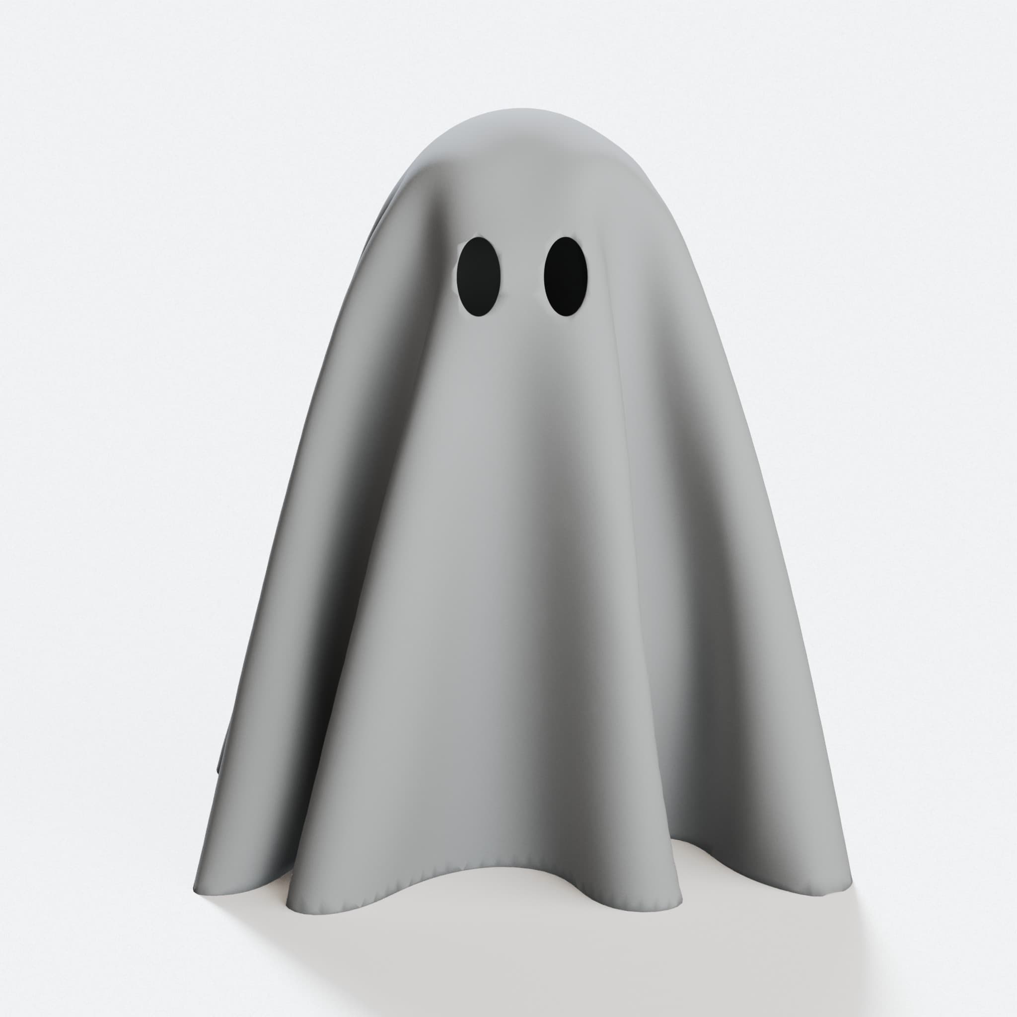 Ghost Sheet 3D Printed Ornament for Halloween