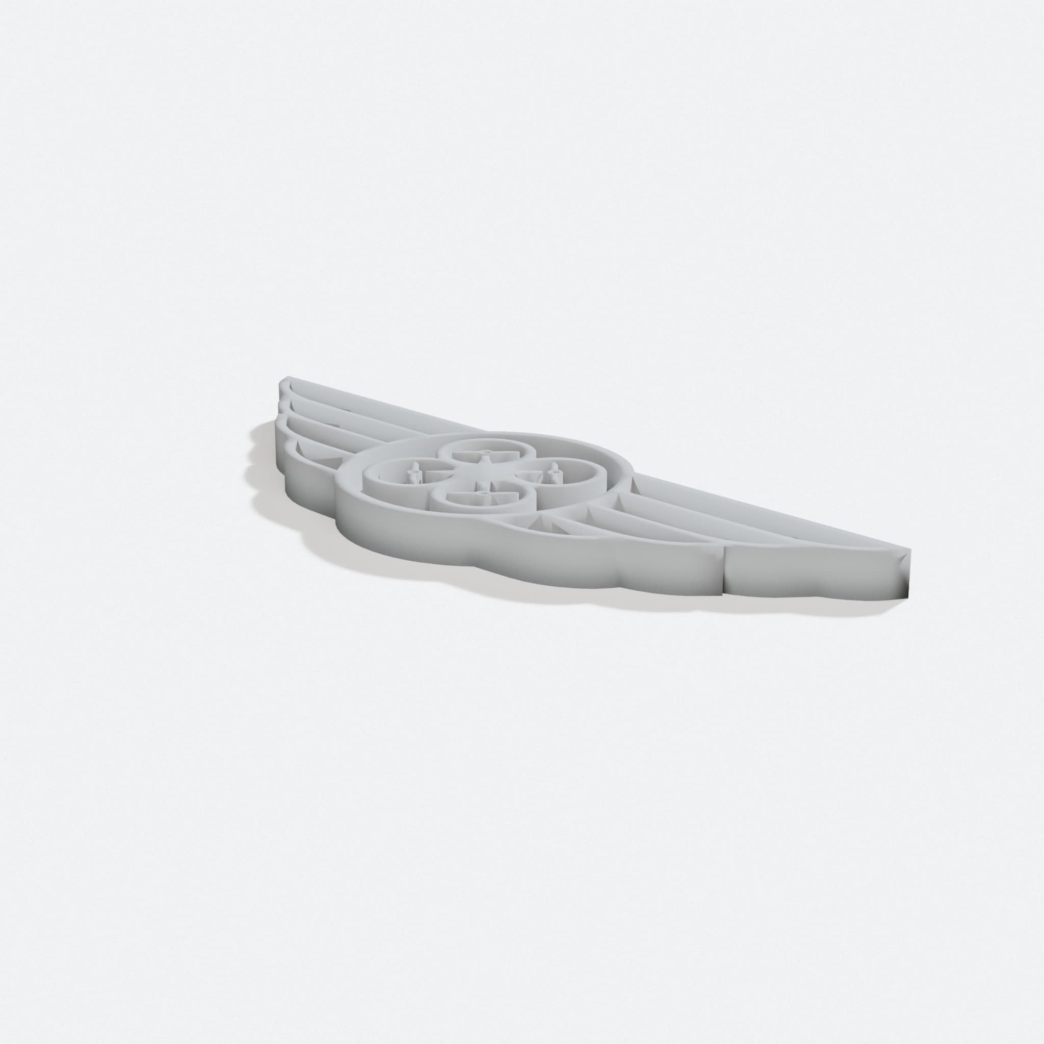 Drone Pilot Wings Badge 3D Printed Gift