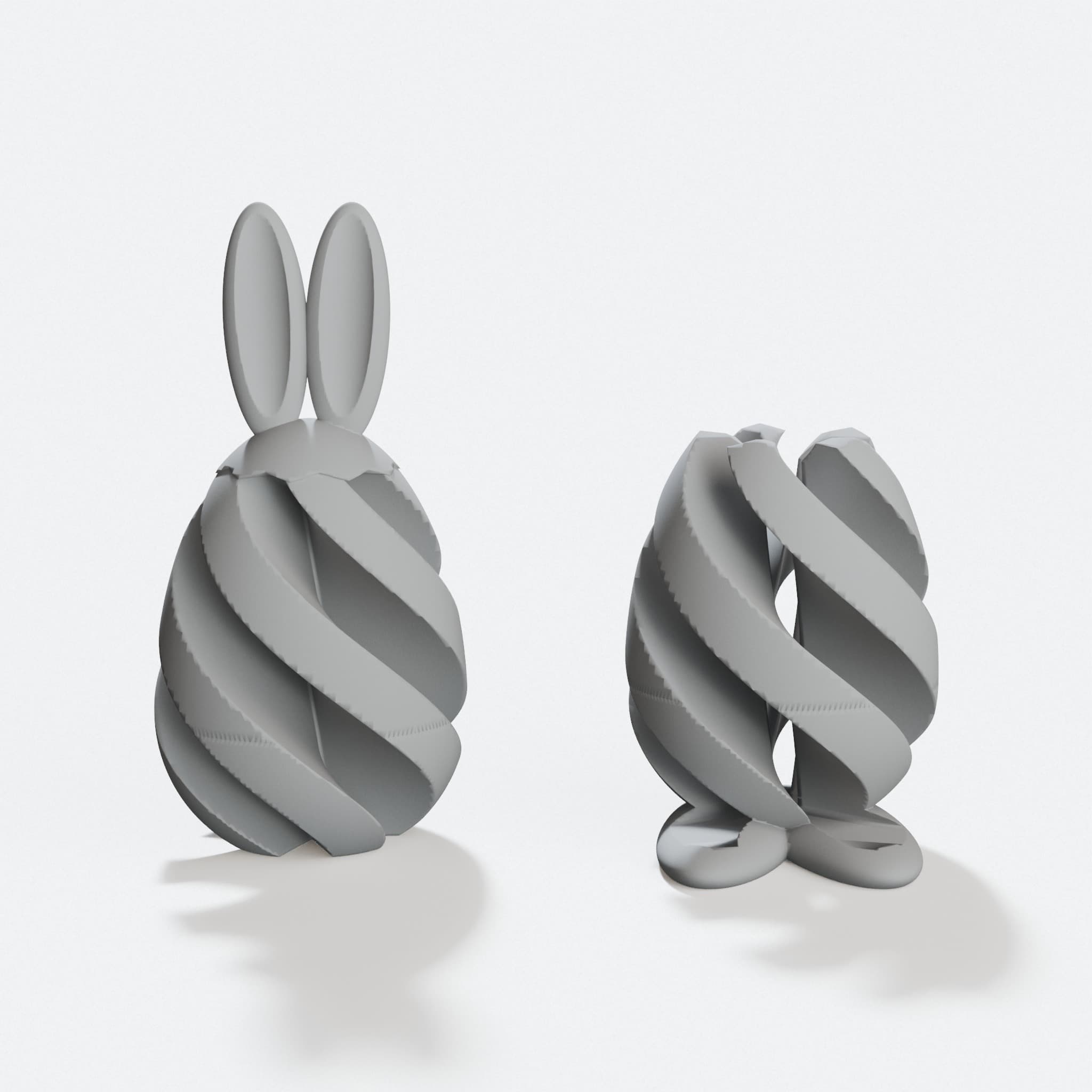 Easter Passthrough Fidget Egg - 3D Printed Spinner Toy