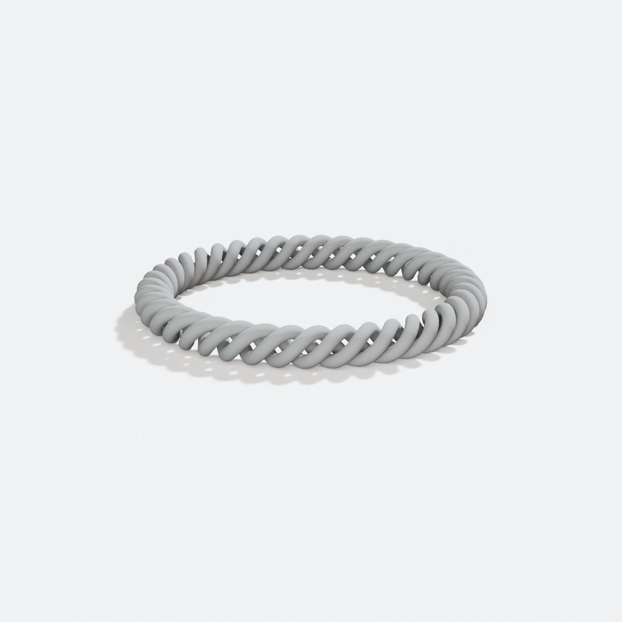 Swirly Bracelet, 3D Printed Gift
