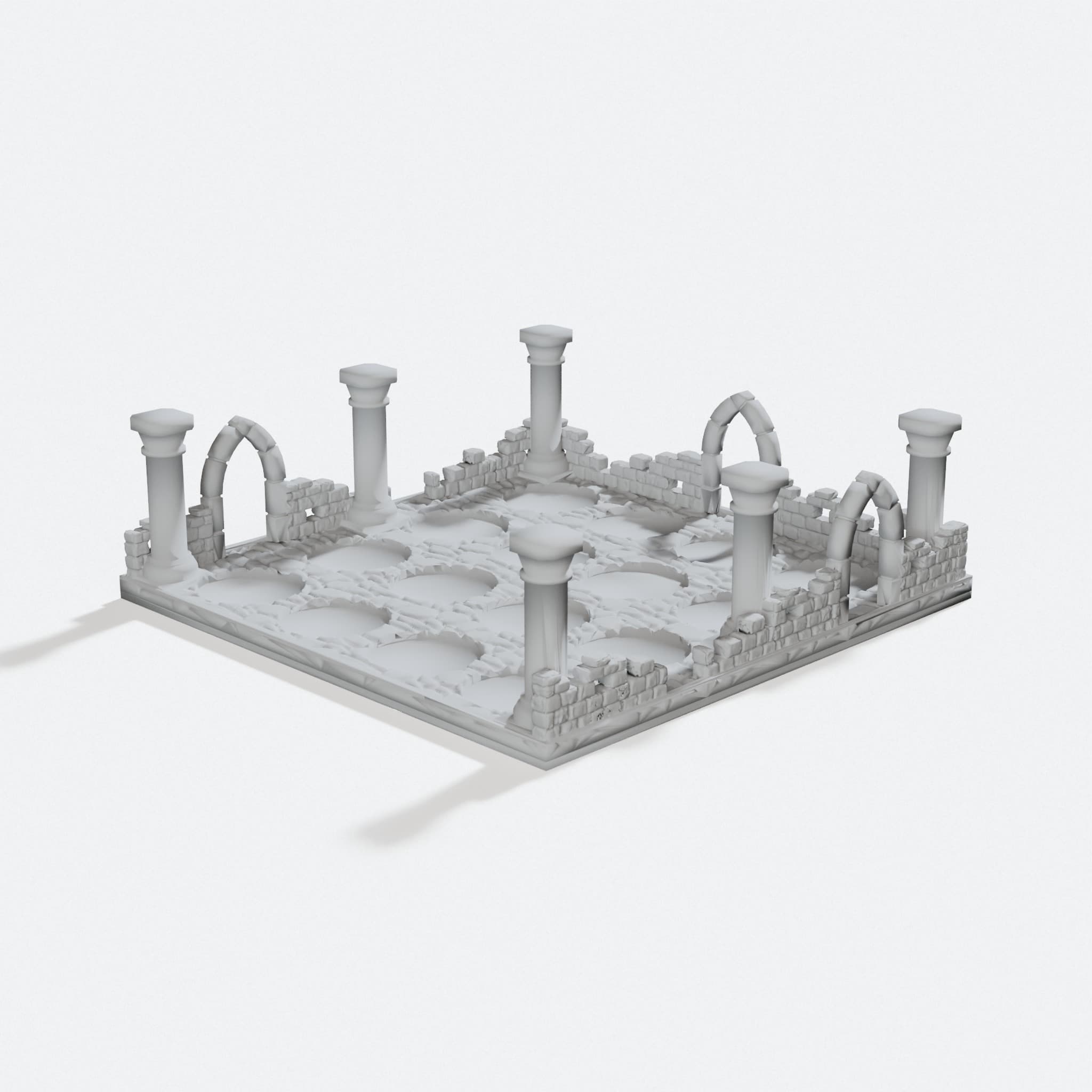Stackable Dungeon Miniature Stand for D&D Figures