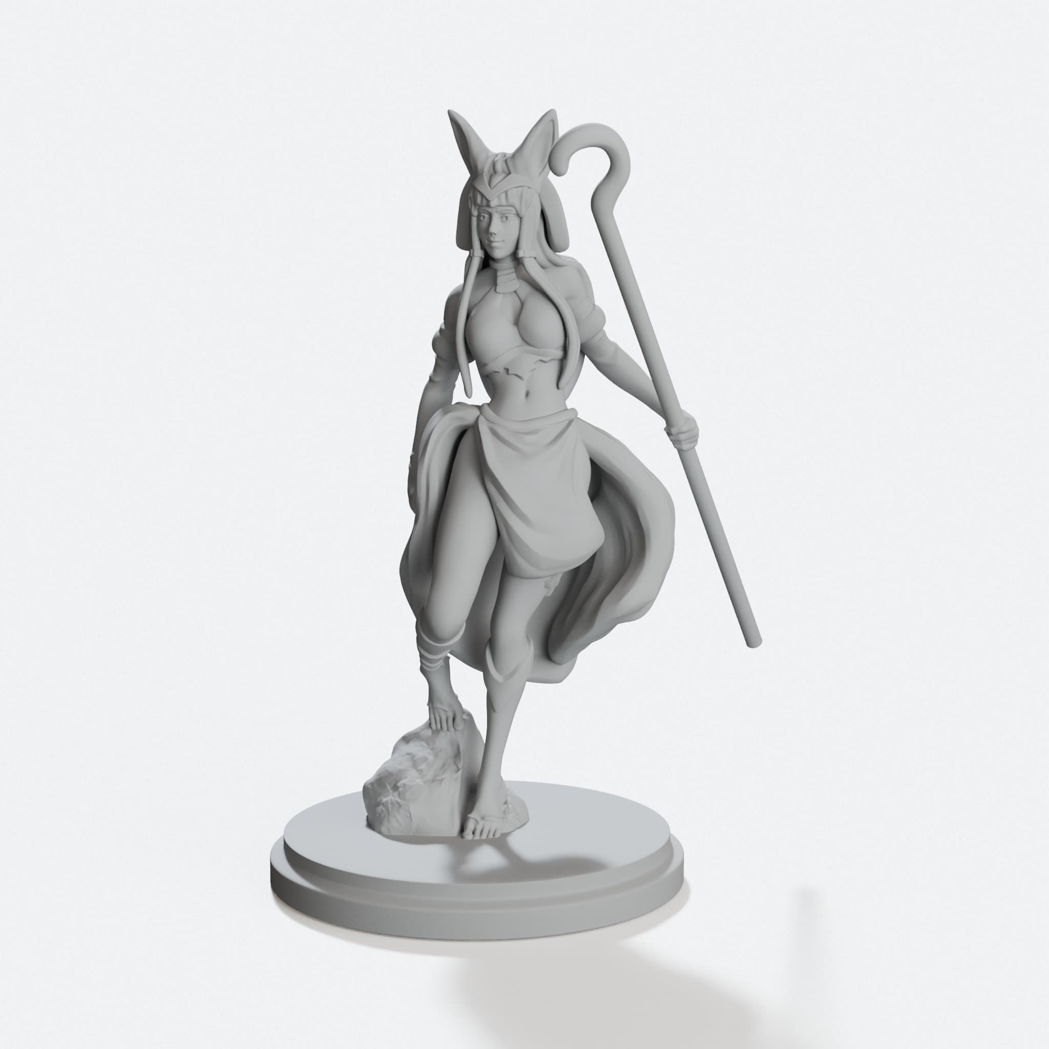 Egyptian Goddess 3D Printed Action Figure Toy